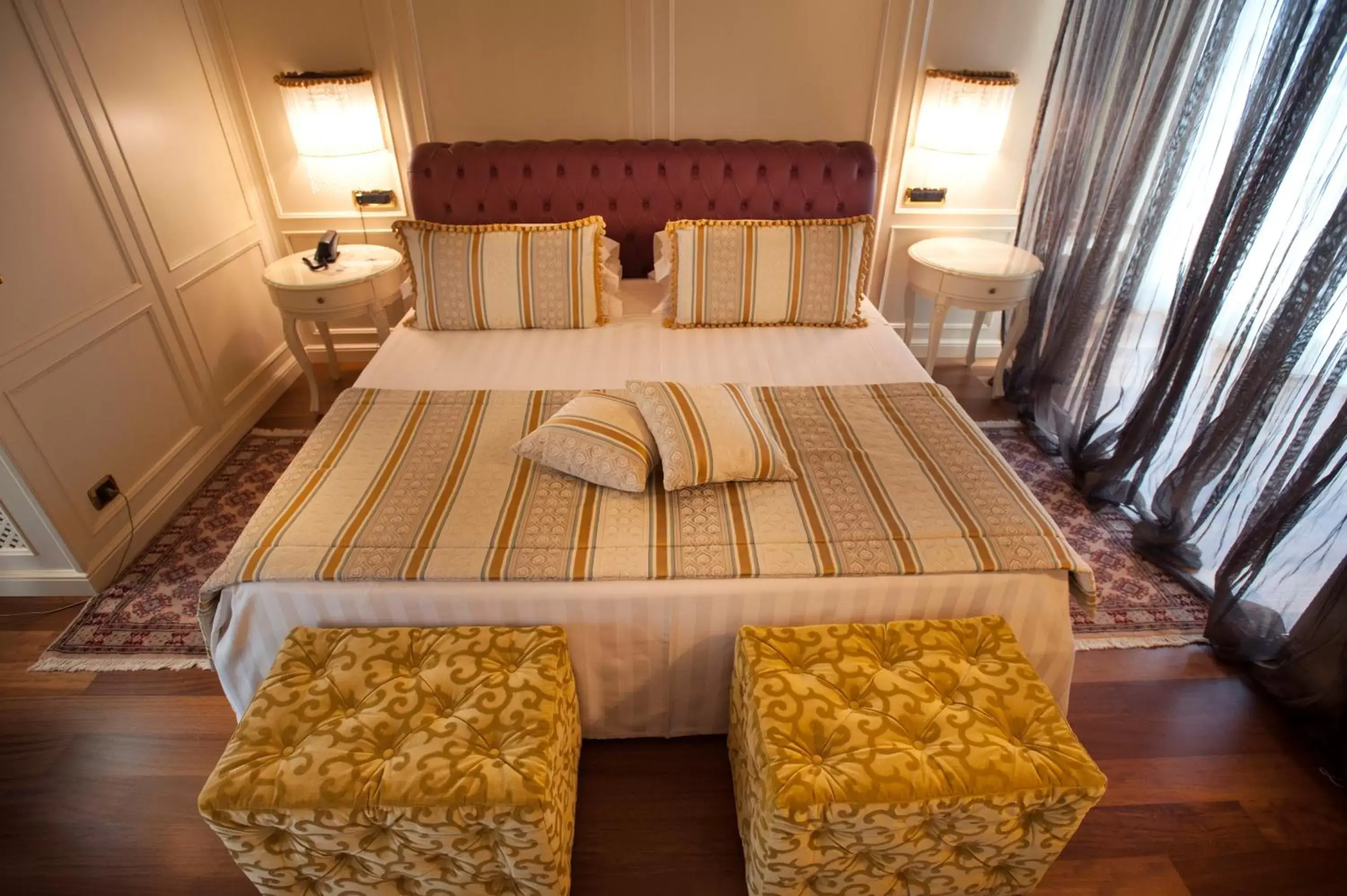 Bed in Hotel Calissano