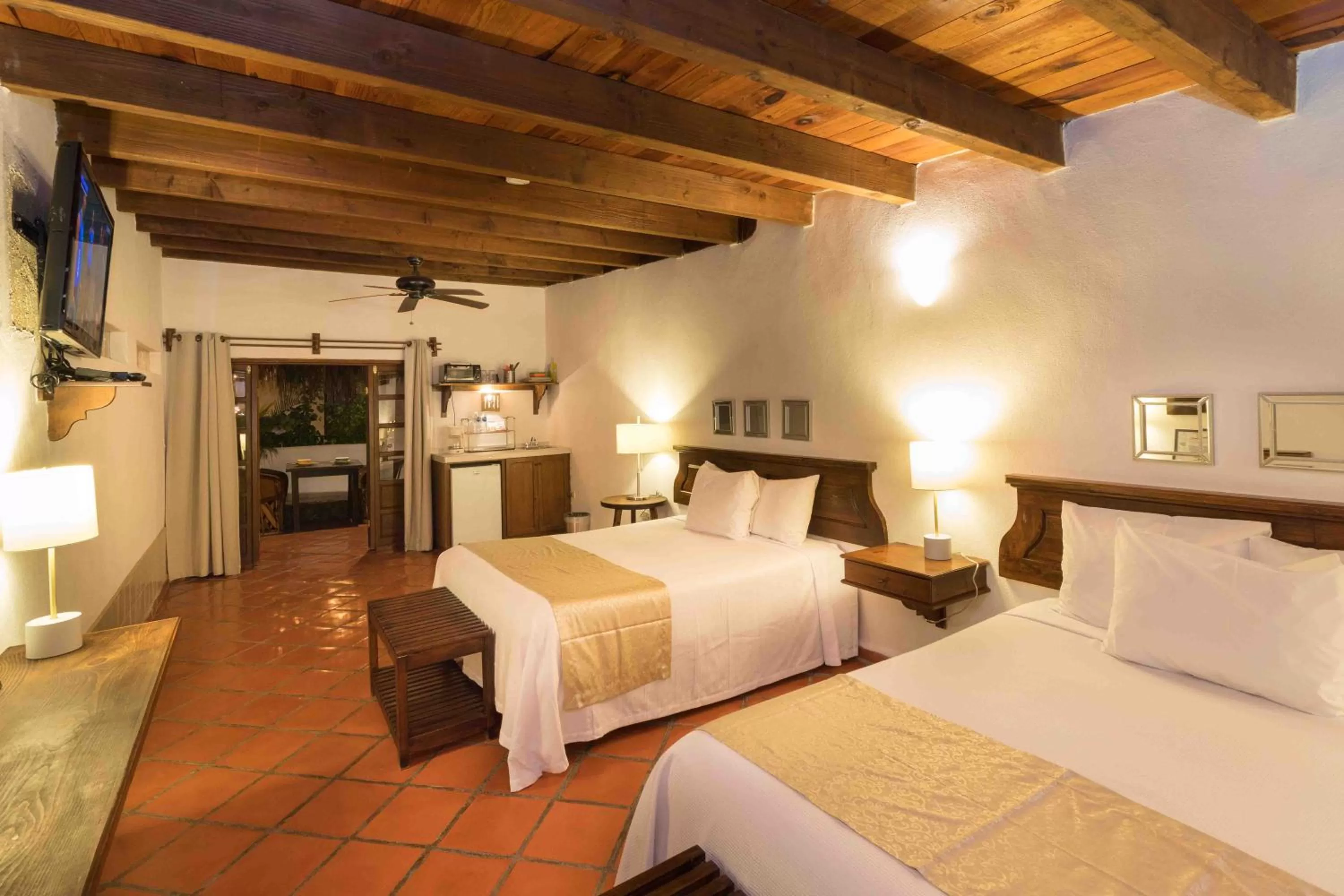 Bed in Hotel 1697 Loreto