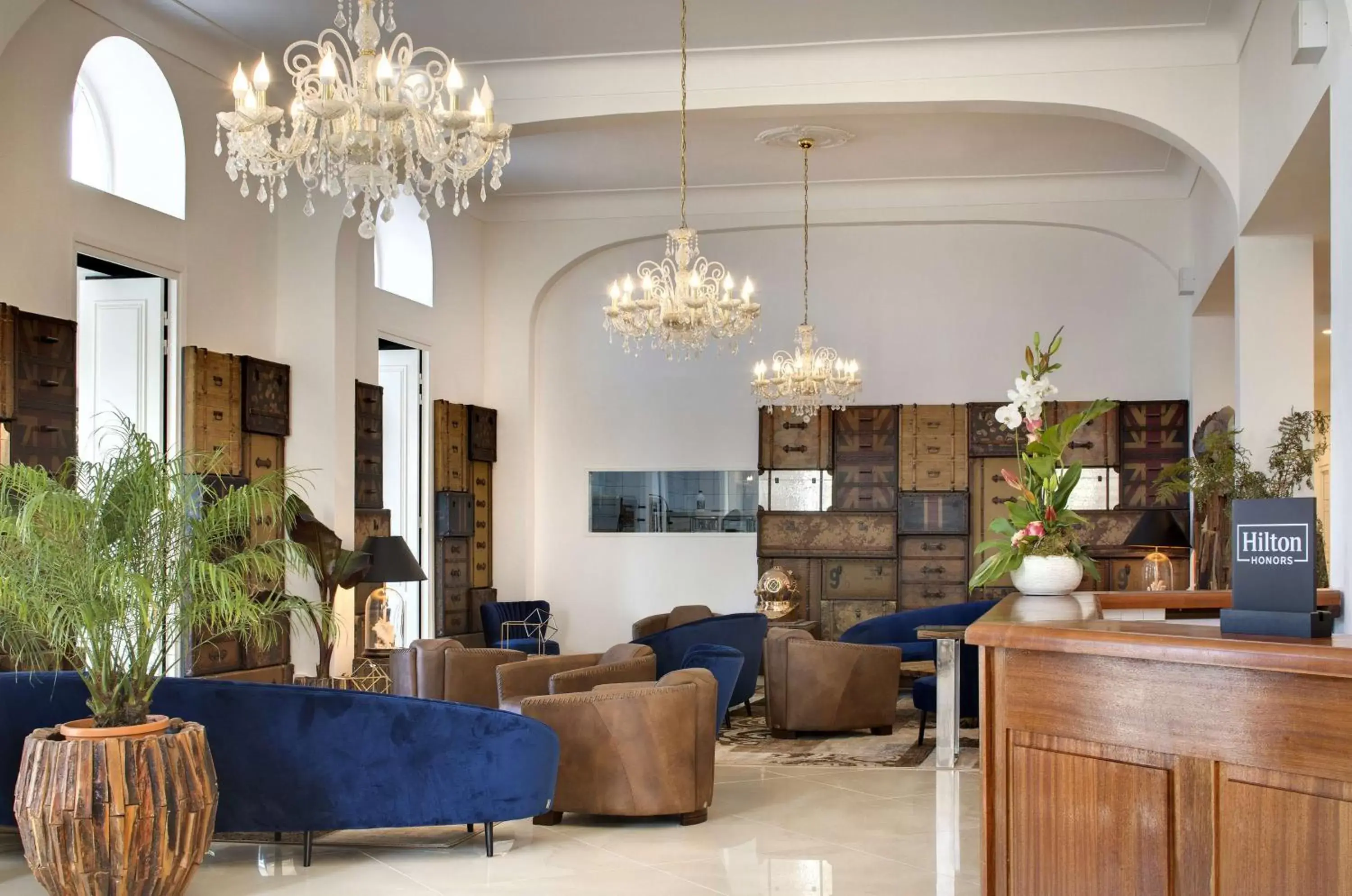Lobby or reception, Lobby/Reception in Grand Hotel Des Sablettes Plage, Curio Collection By Hilton