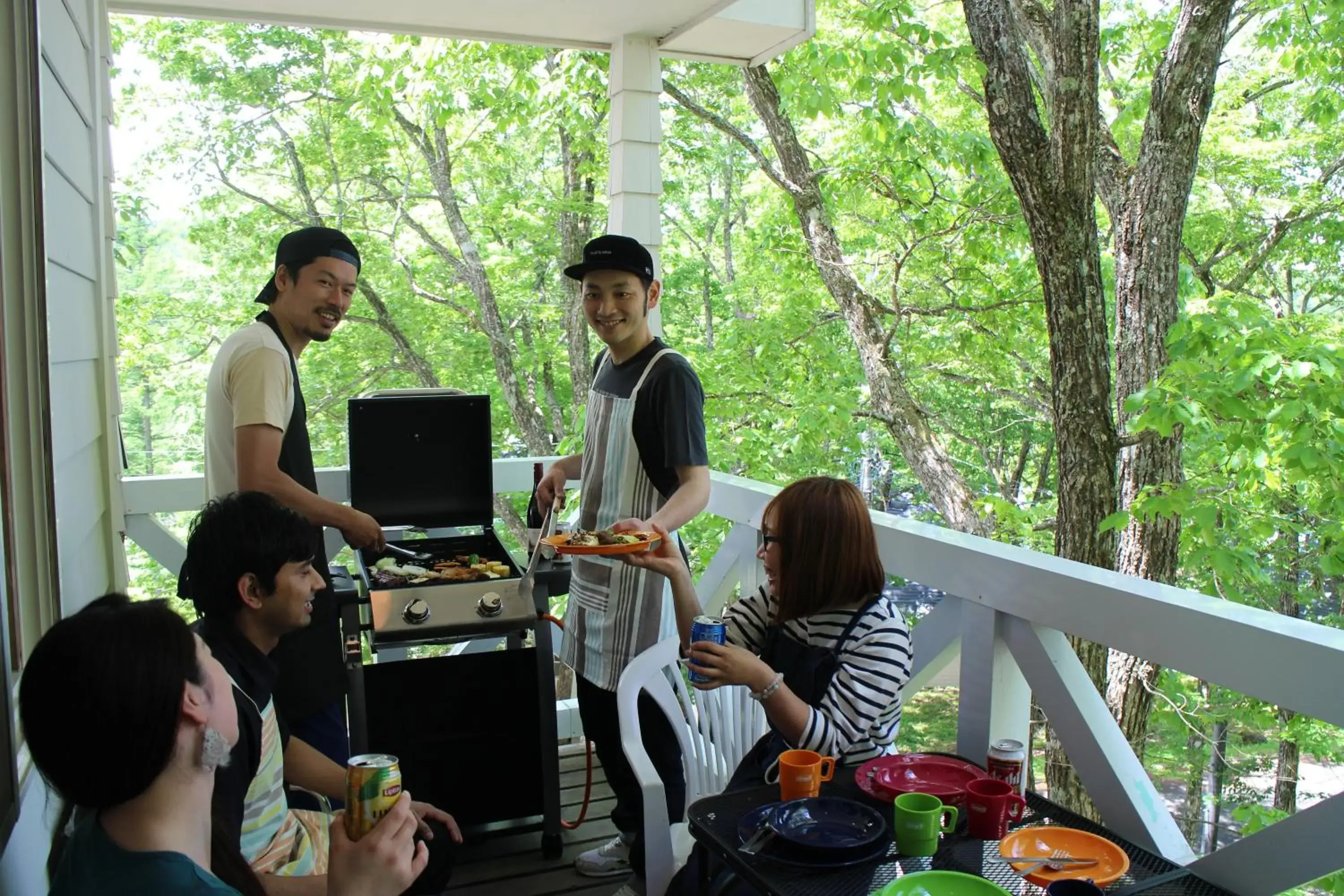 BBQ facilities in Resort Villa Takayama