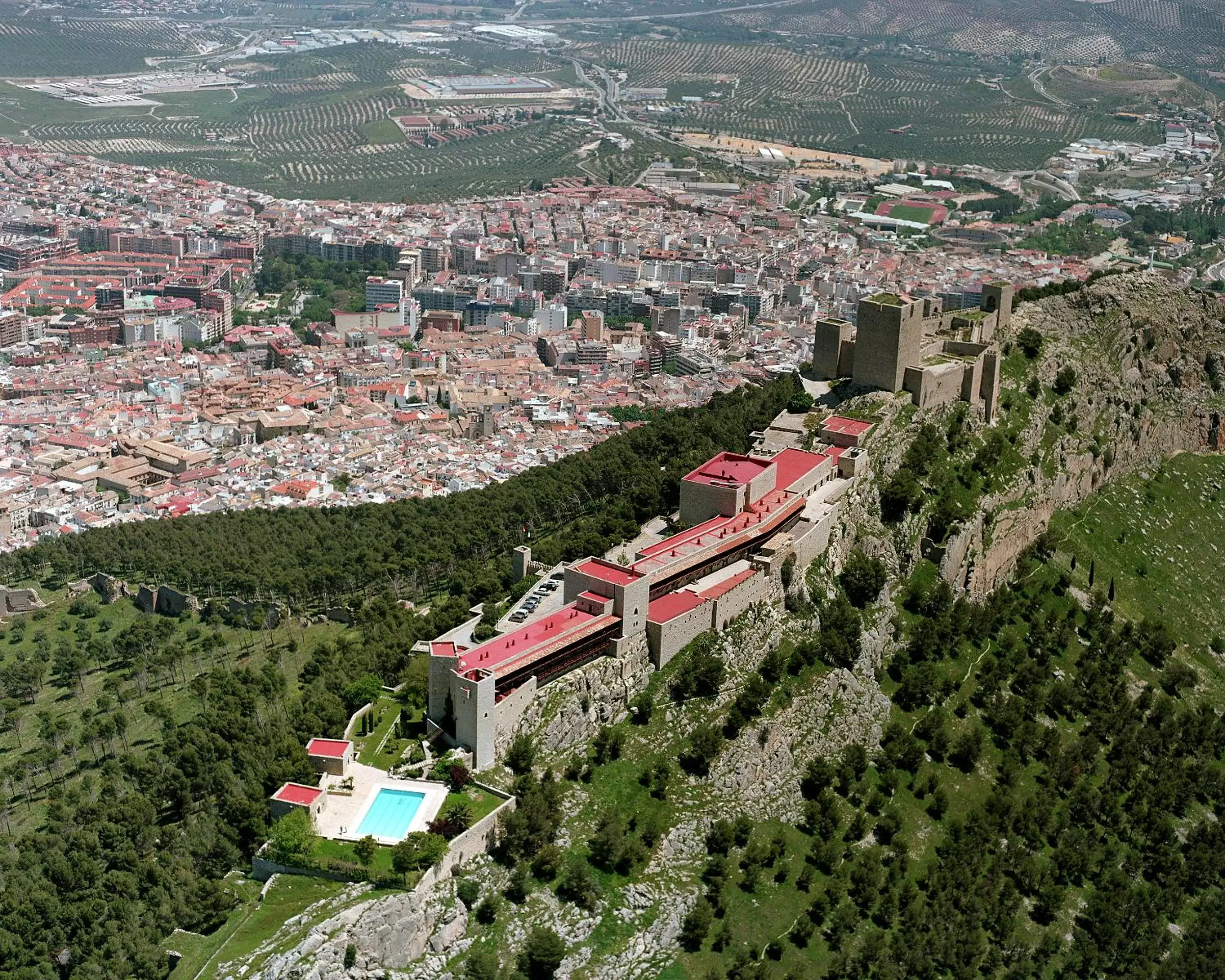 Bird's eye view, Bird's-eye View in Parador de Jaén