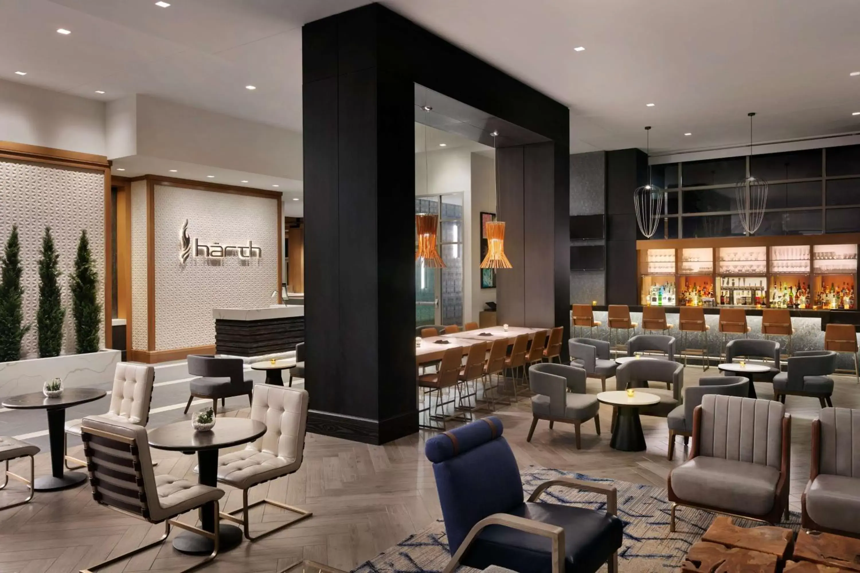 Lounge or bar, Restaurant/Places to Eat in Hilton Alpharetta Atlanta