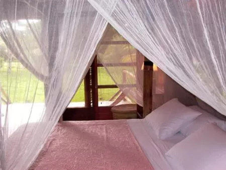 Patio, Bed in Acajou Hotel