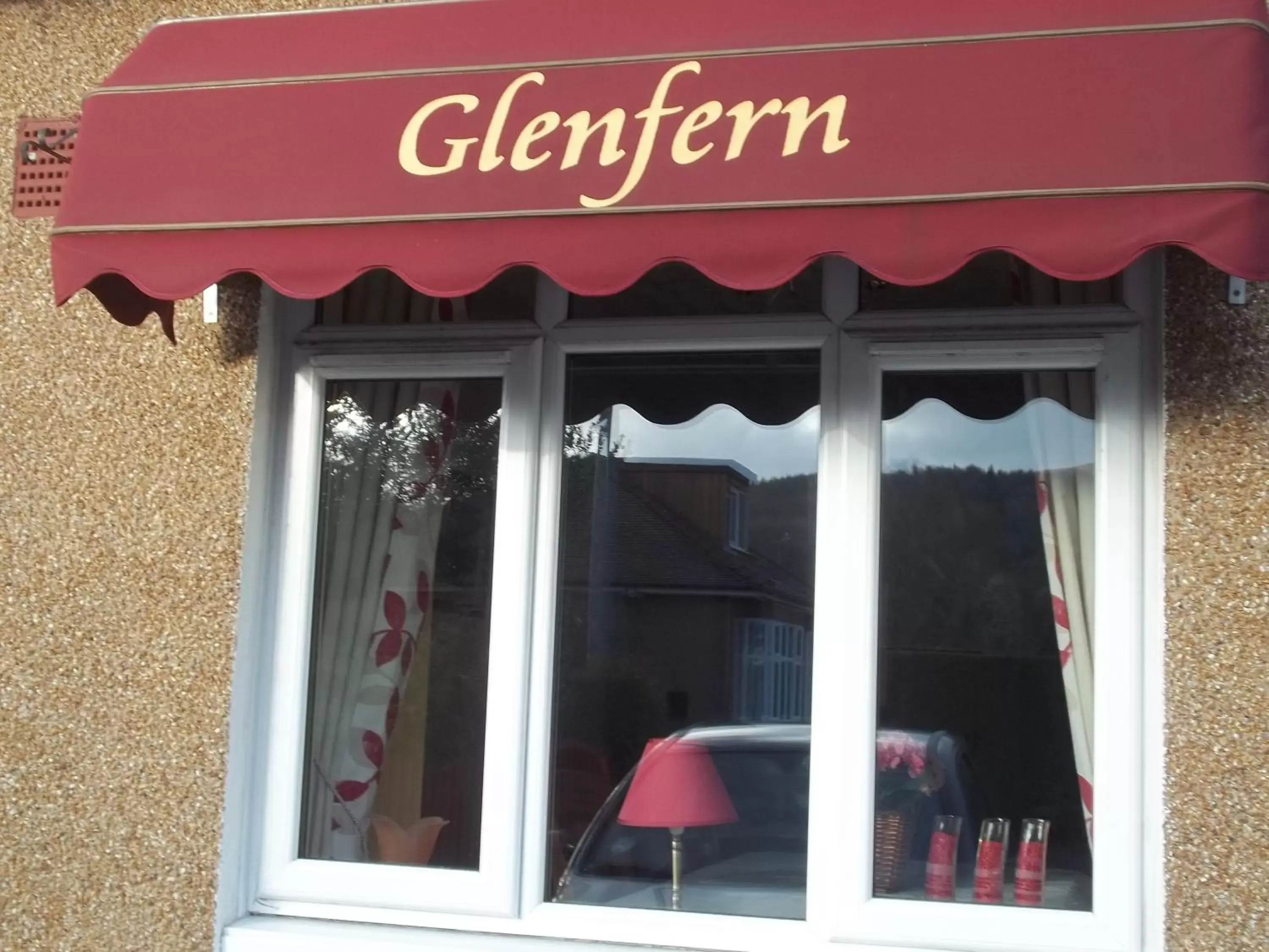 Facade/entrance in Glenfern Guest House, also self catering cottage with PRIVATE hot tub