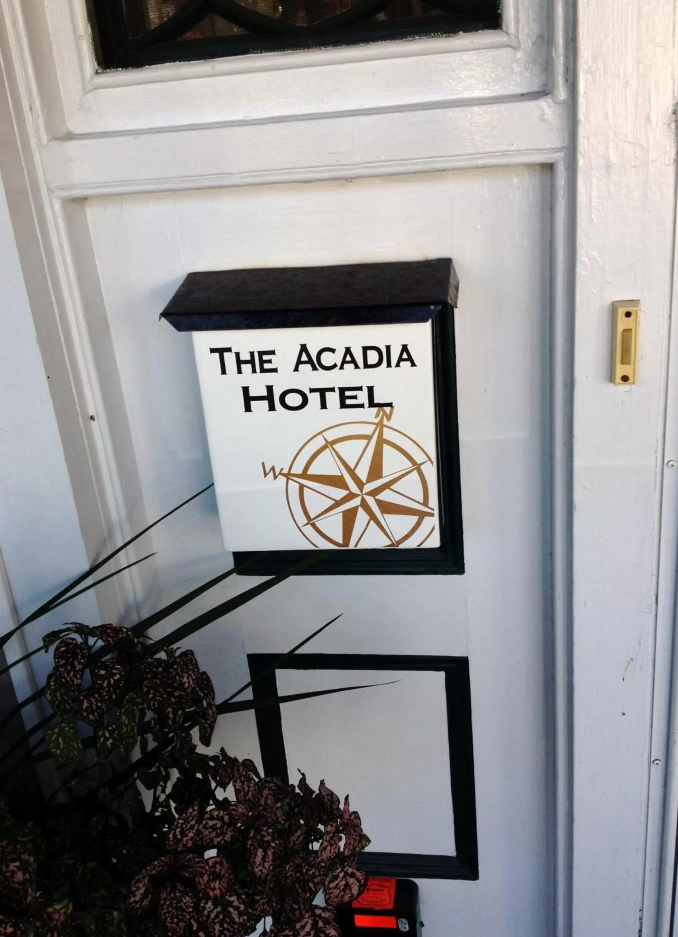 Logo/Certificate/Sign in Acadia Hotel - Downtown