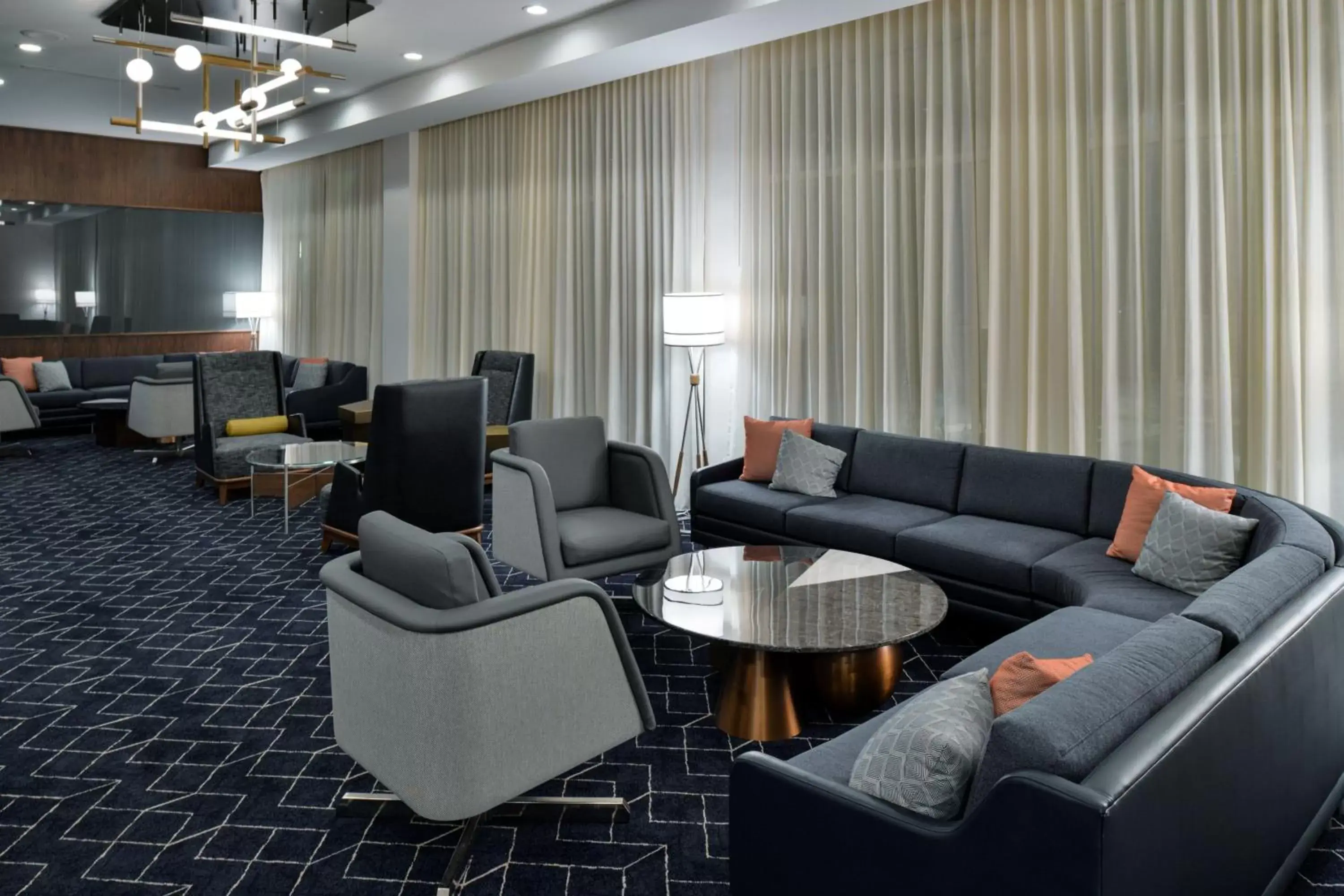 Lobby or reception, Seating Area in Courtyard by Marriott Raleigh Cary Crossroads