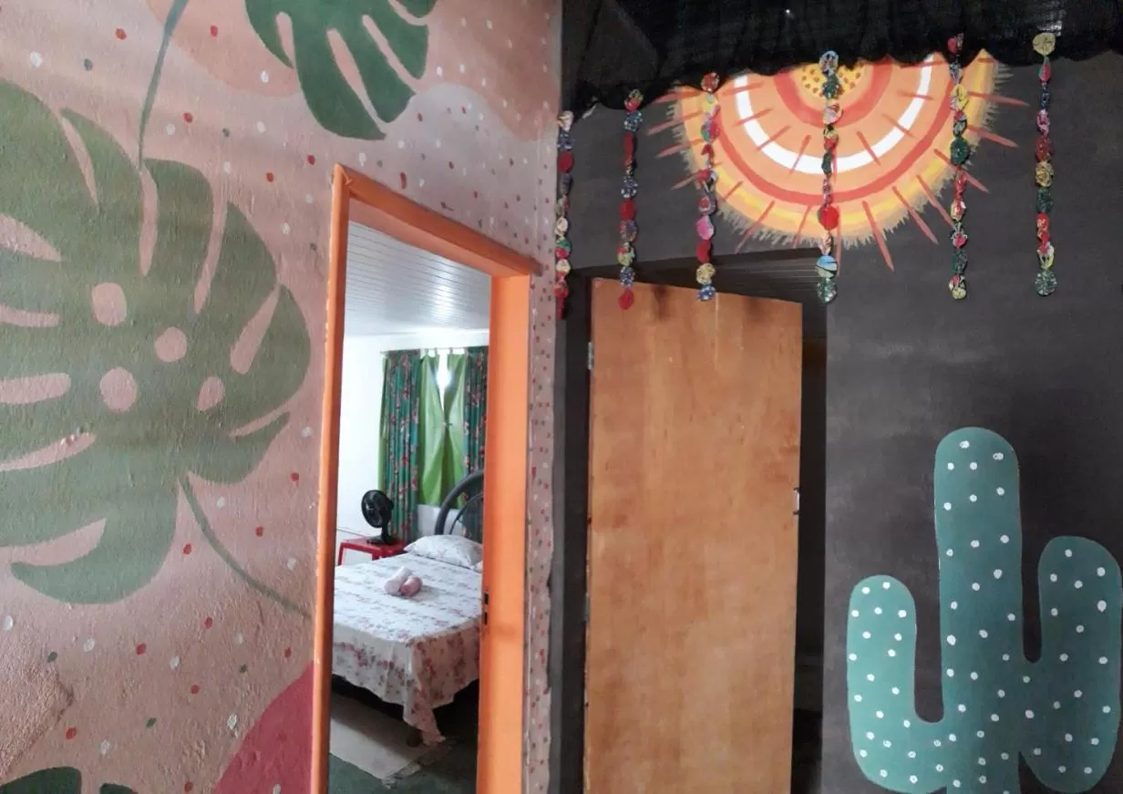 Bedroom, Bed in Perto Do Aeroporto De Salvador - Dona Pitanga Hostel