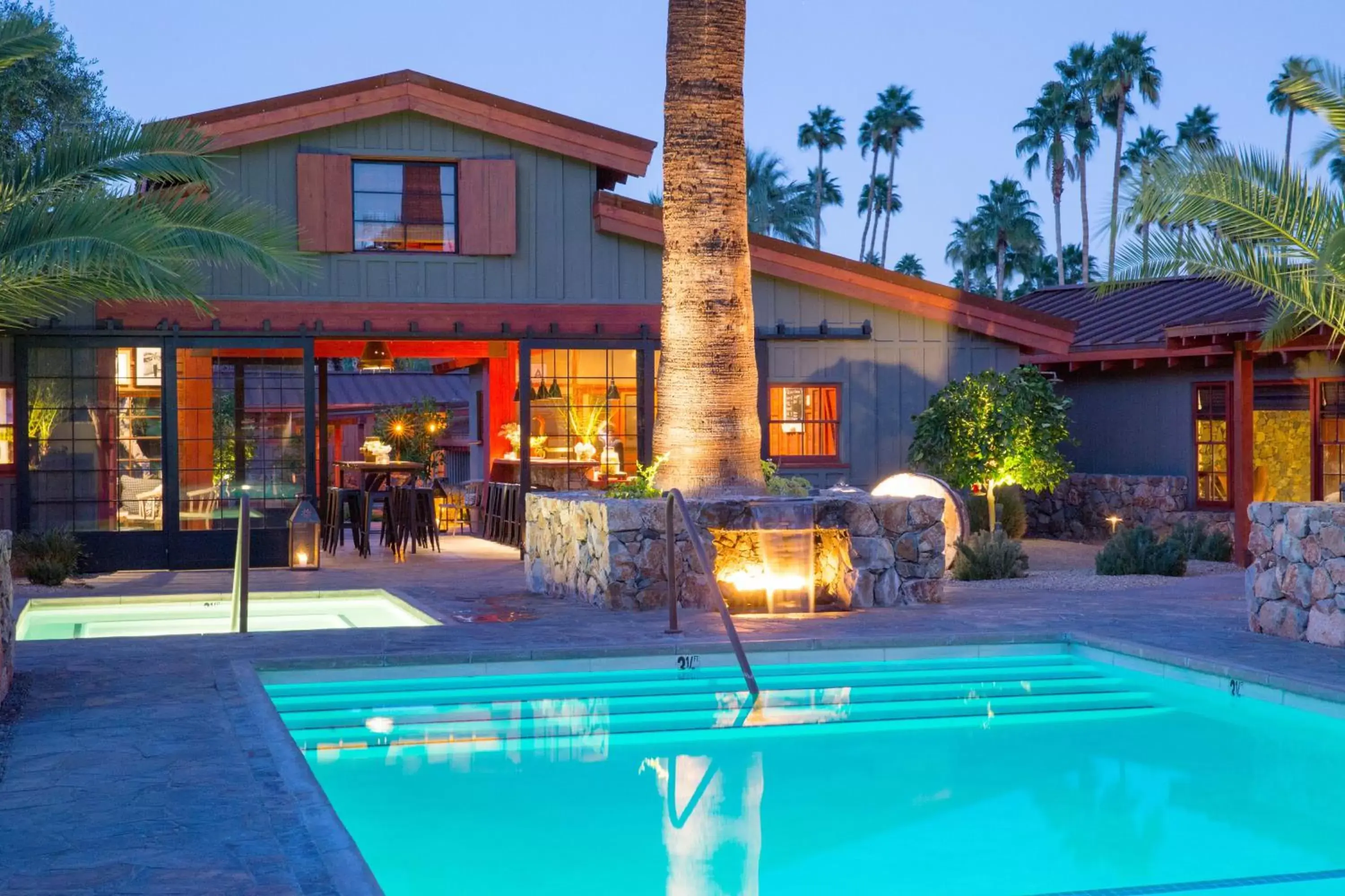 Swimming Pool in Sparrows Lodge