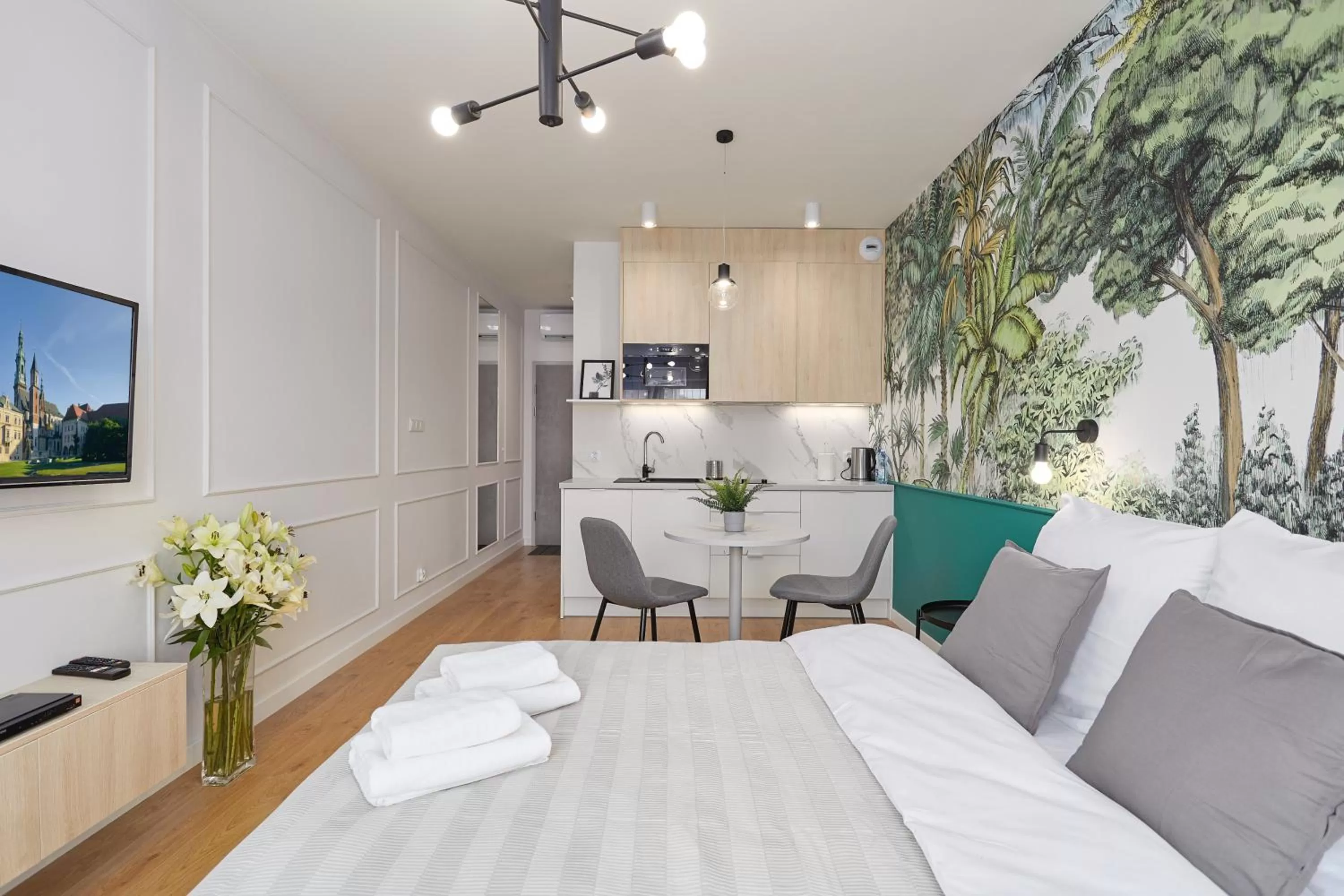 TV and multimedia, Bed in RAJSKA 3 by PI Apartments