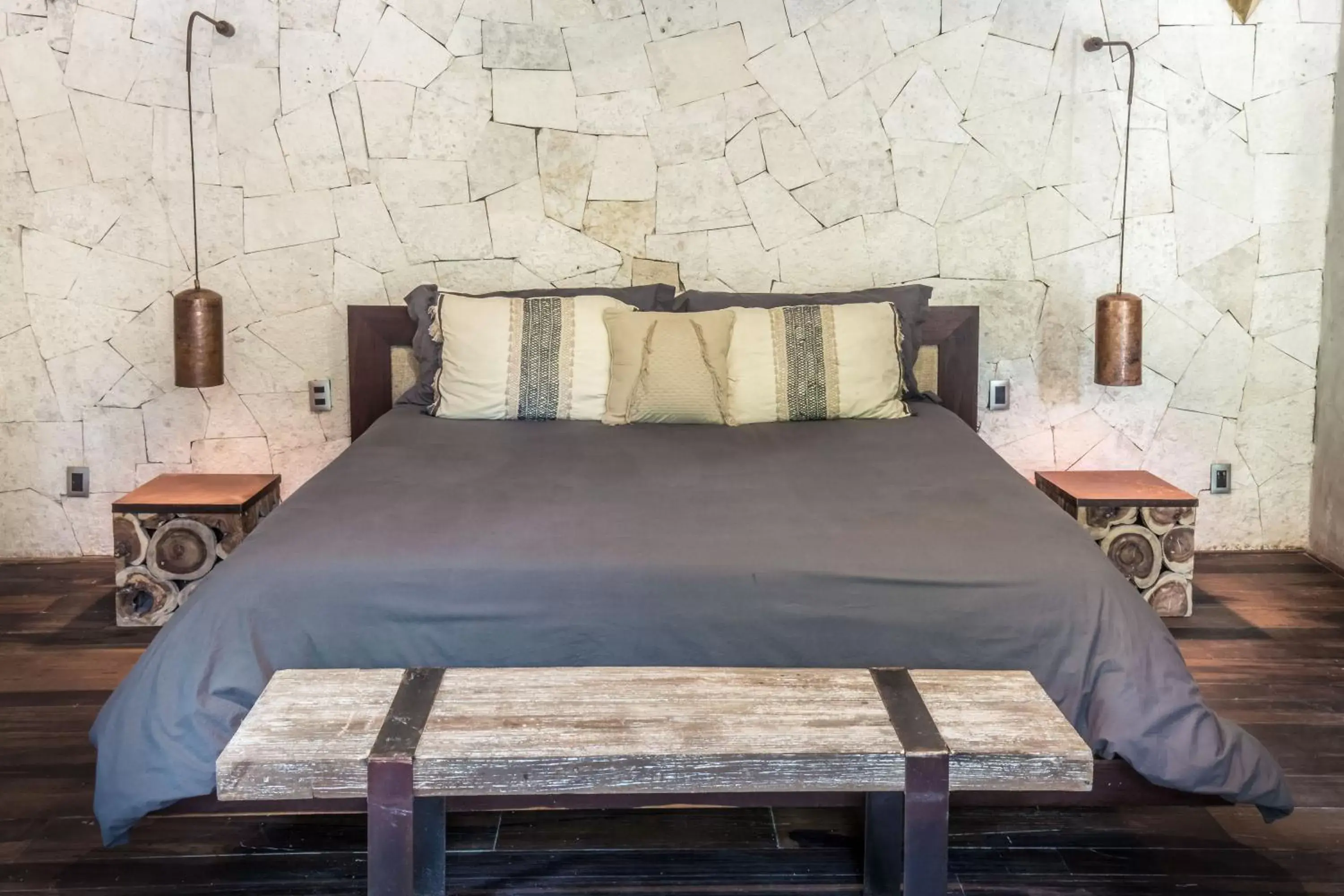 Bed in Be Tulum Beach & Spa Resort