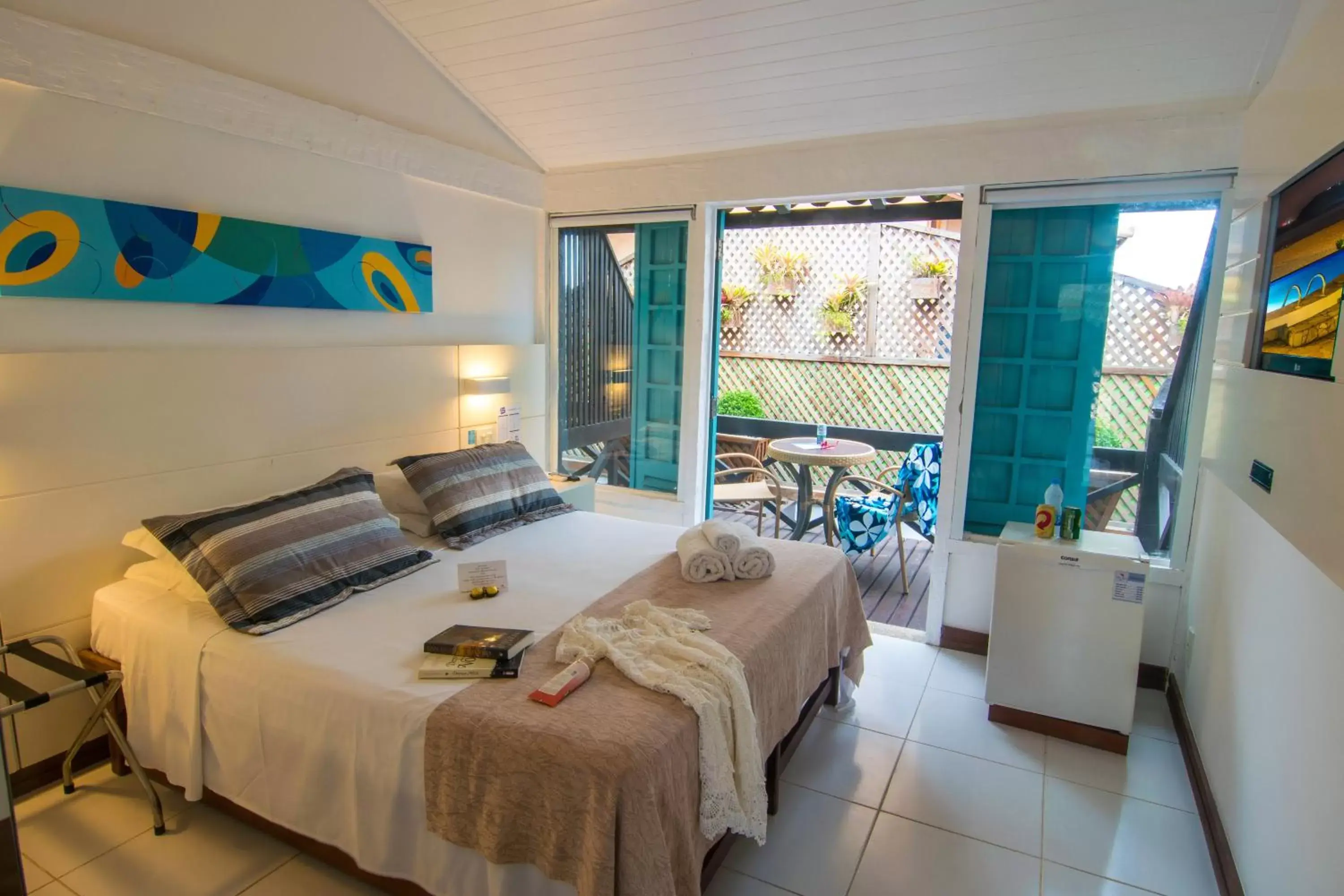 Double Room with Balcony in Chez Pitu Praia Hotel Double Room with Balcony in Chez Pitu Praia Hotel