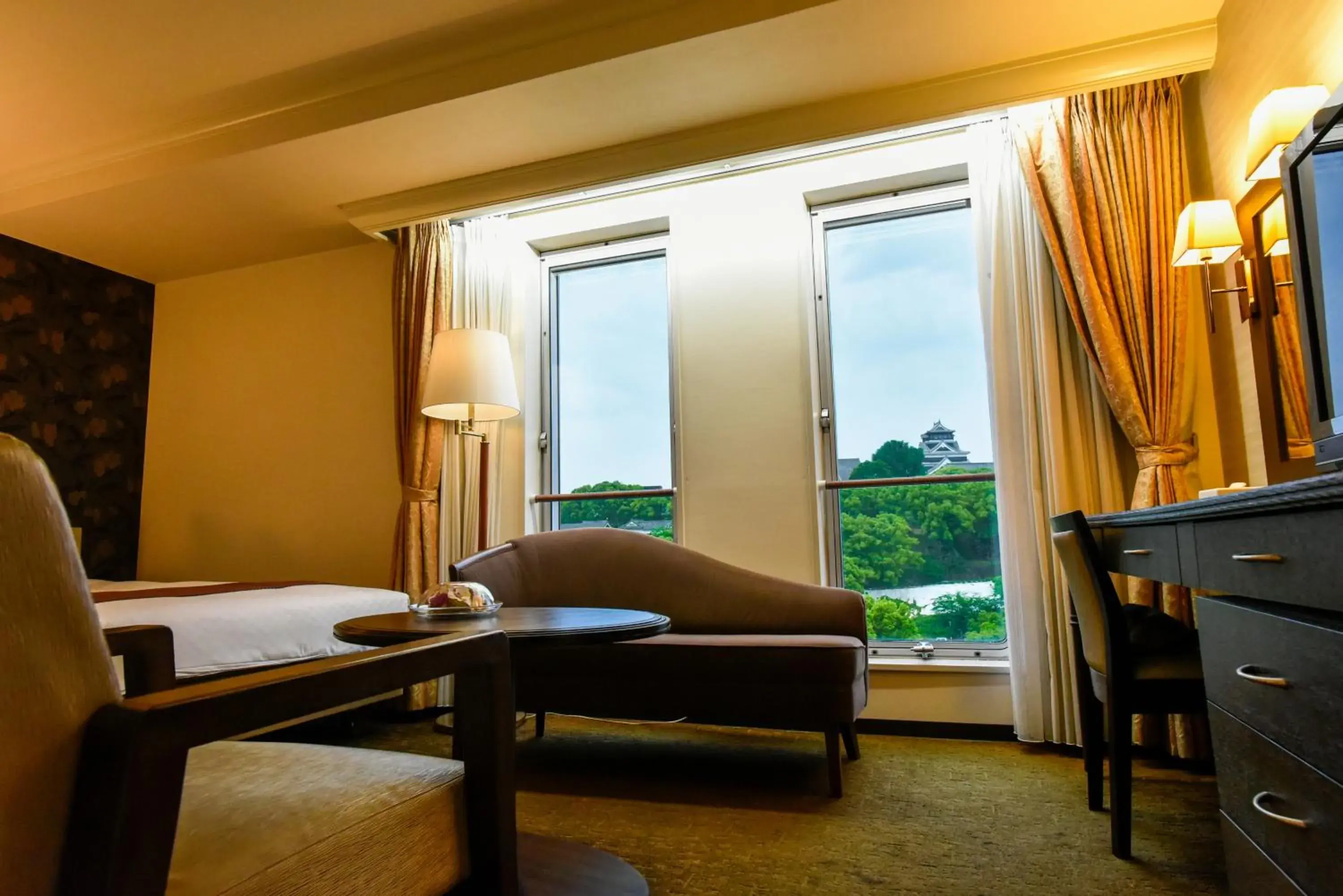 Seating Area in Kumamoto Hotel Castle