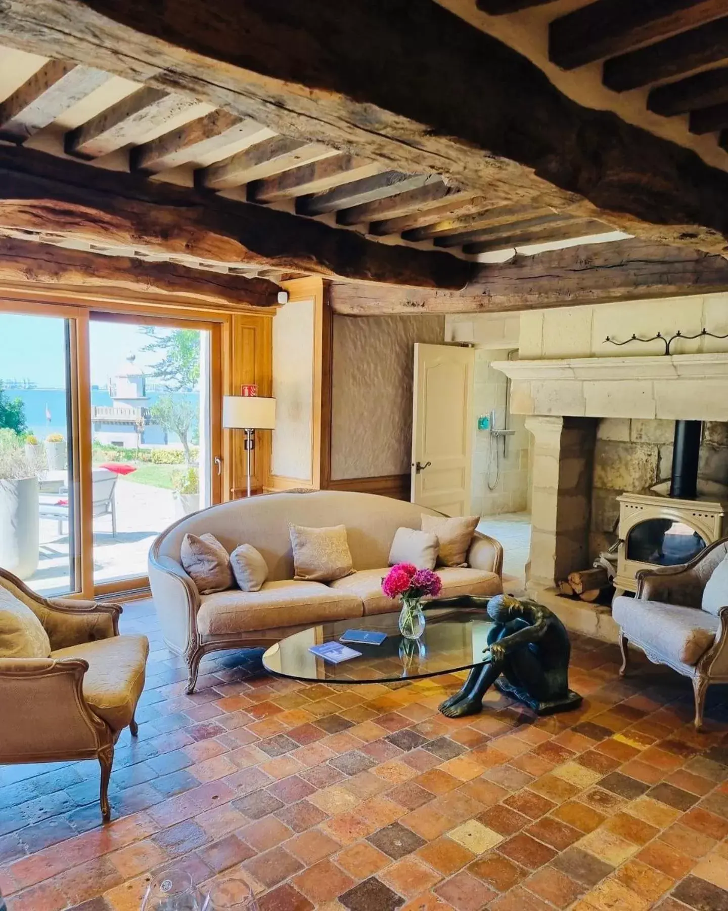 Living room, Seating Area in Le Manoir des Impressionnistes - Bord de Mer