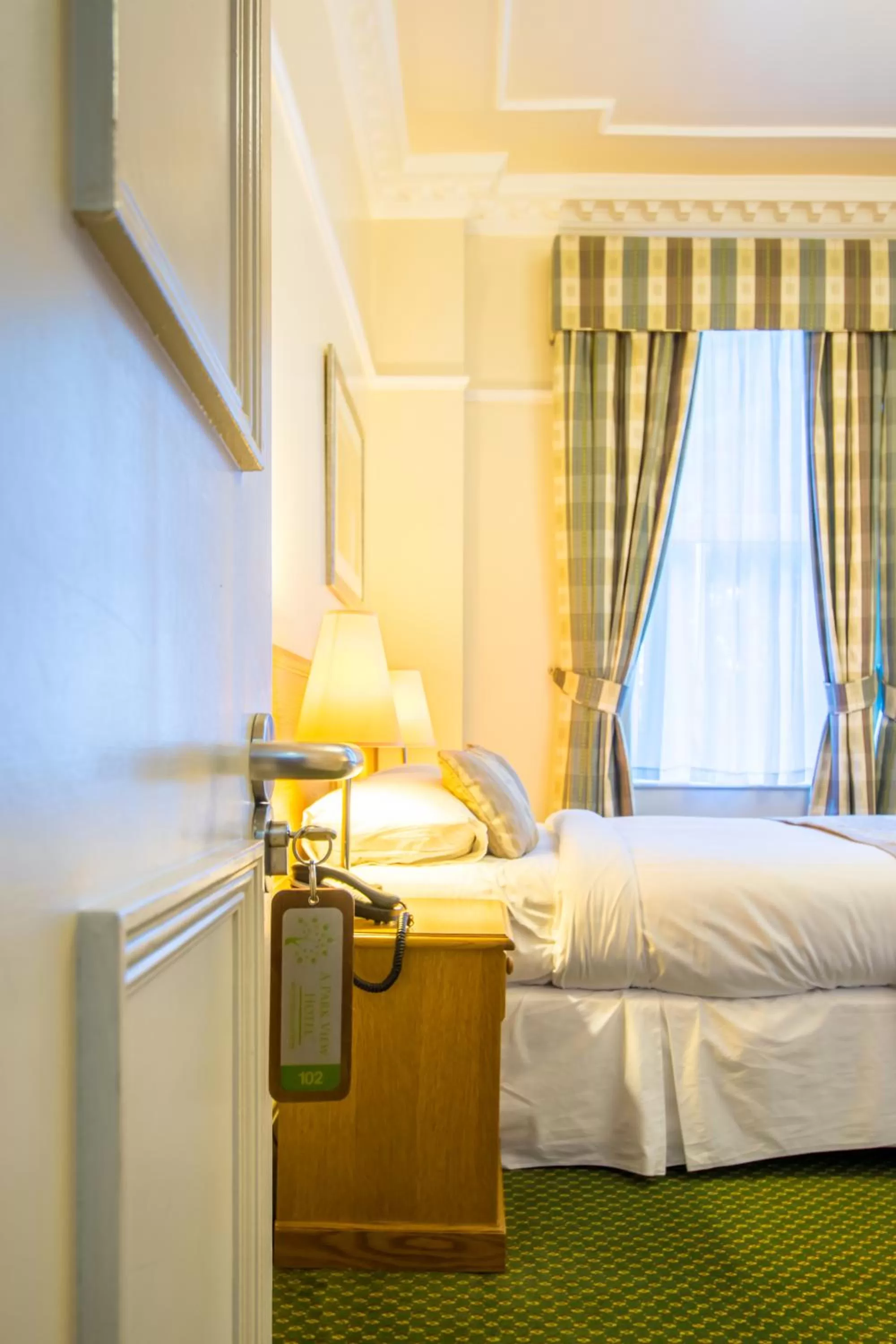 Bed in A Park View Hotel