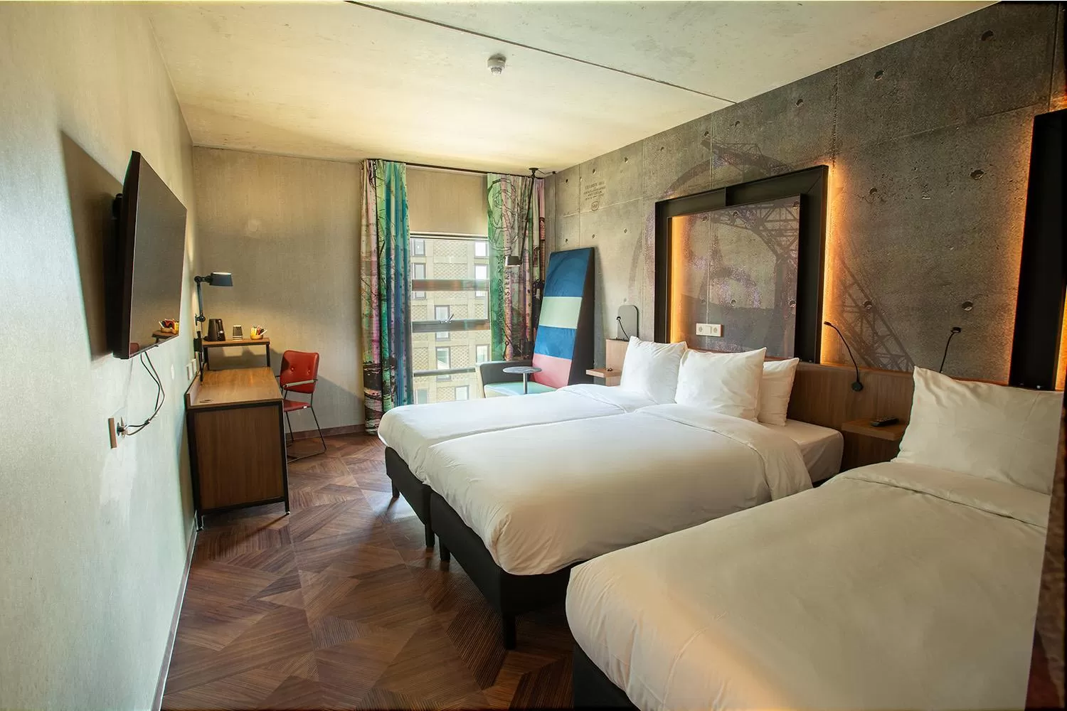 Bed in Inntel Hotels Amsterdam Landmark