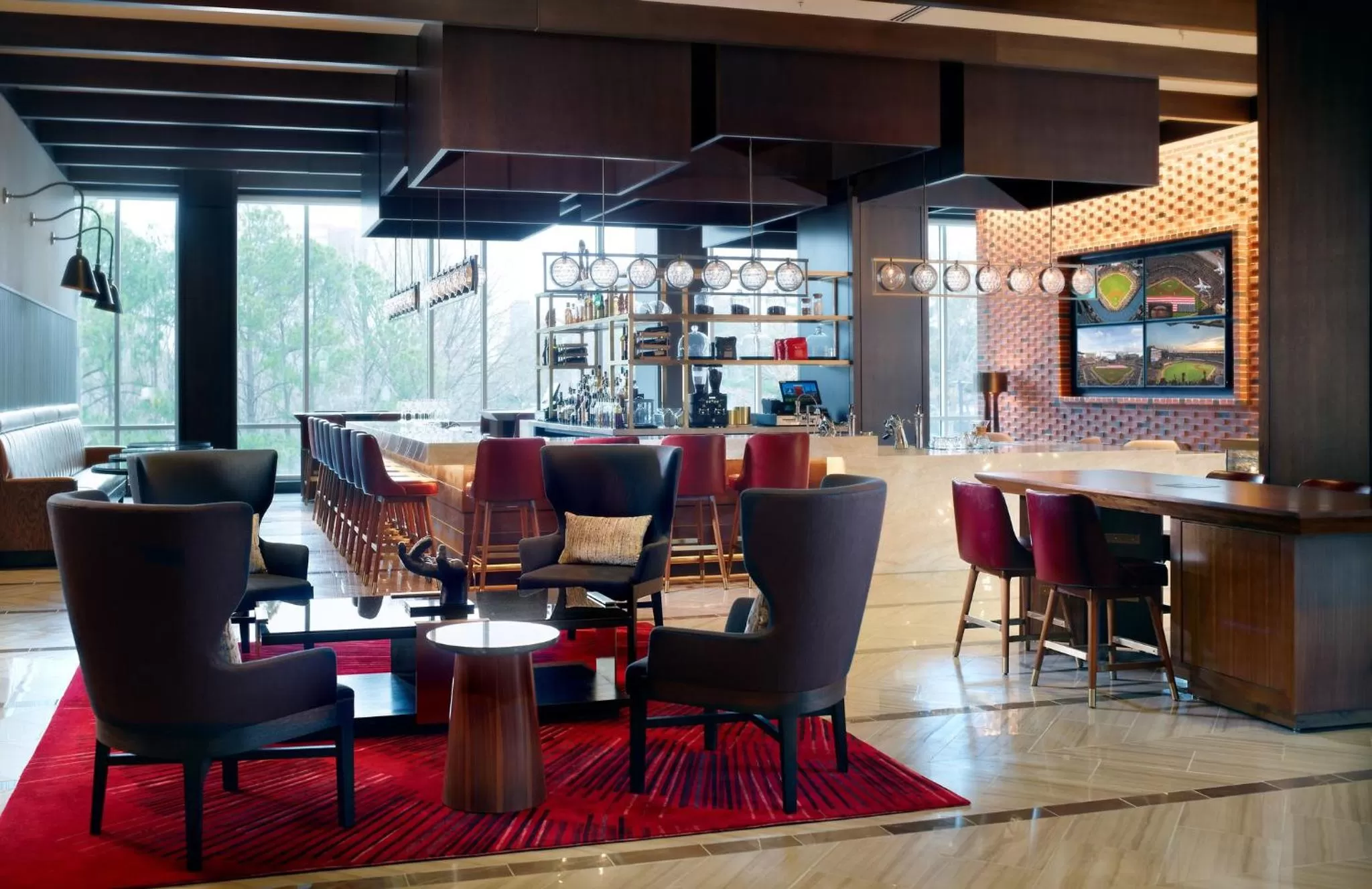 Lounge or bar in Omni Hotel at the Battery Atlanta