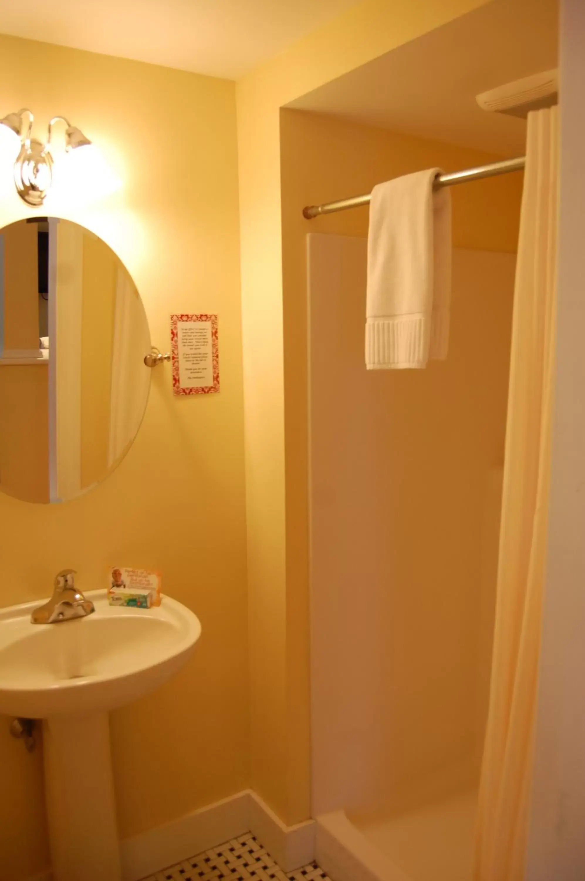 Bathroom in Cranmore Inn and Suites, a North Conway boutique hotel