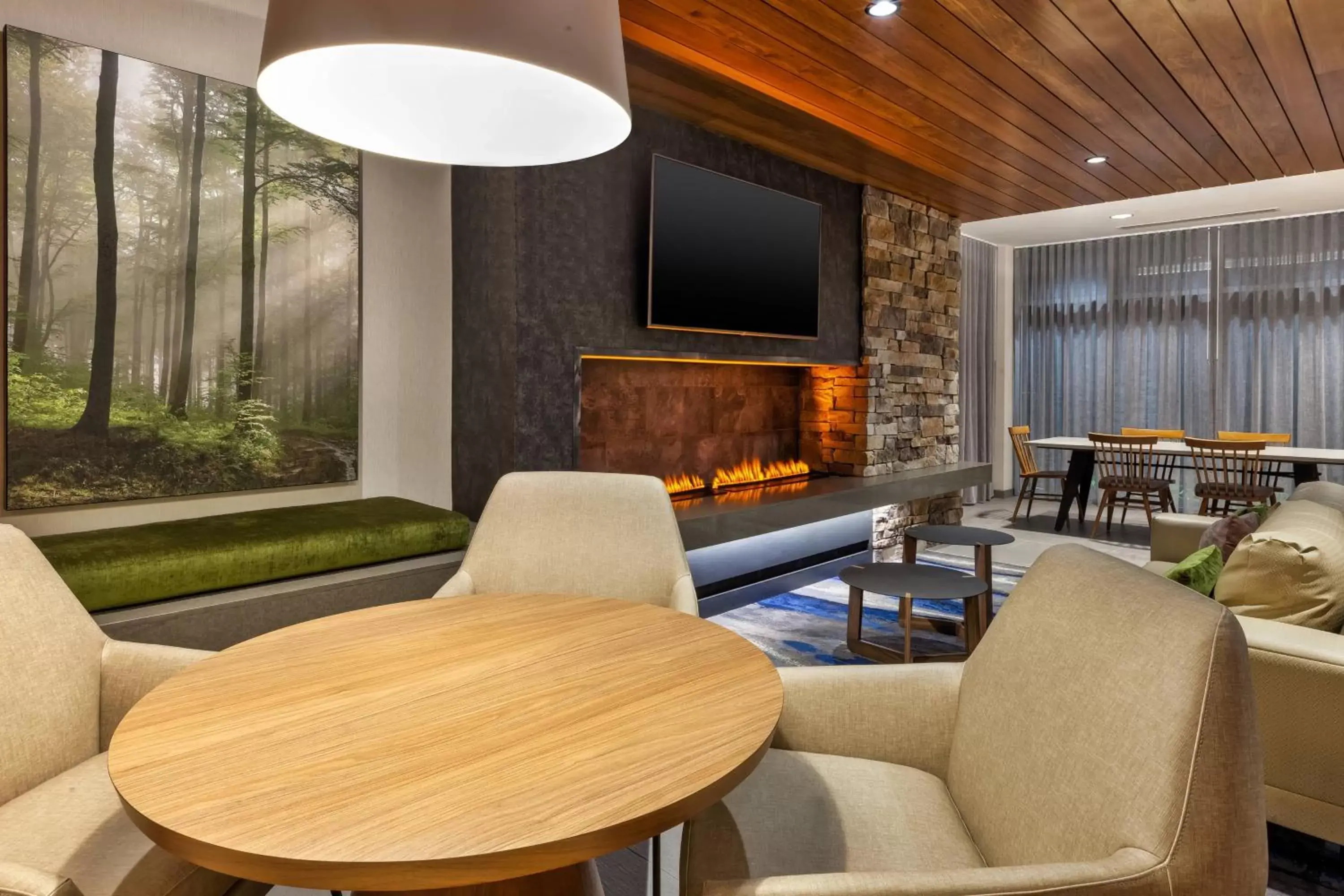 Lobby or reception, Lounge/Bar in Fairfield by Marriott Inn & Suites Knoxville Airport Alcoa