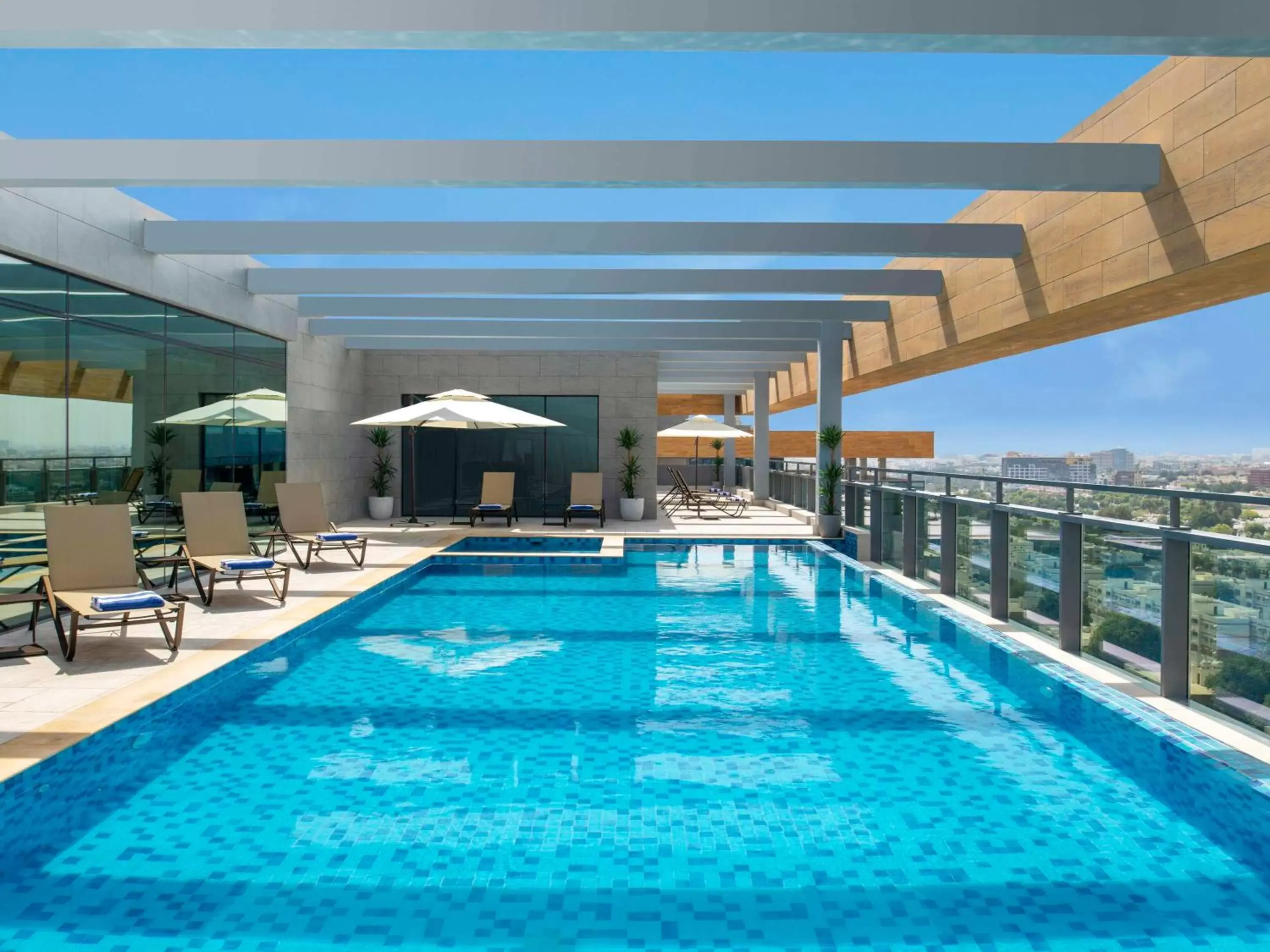Property building, Swimming Pool in Swissotel Living Jeddah