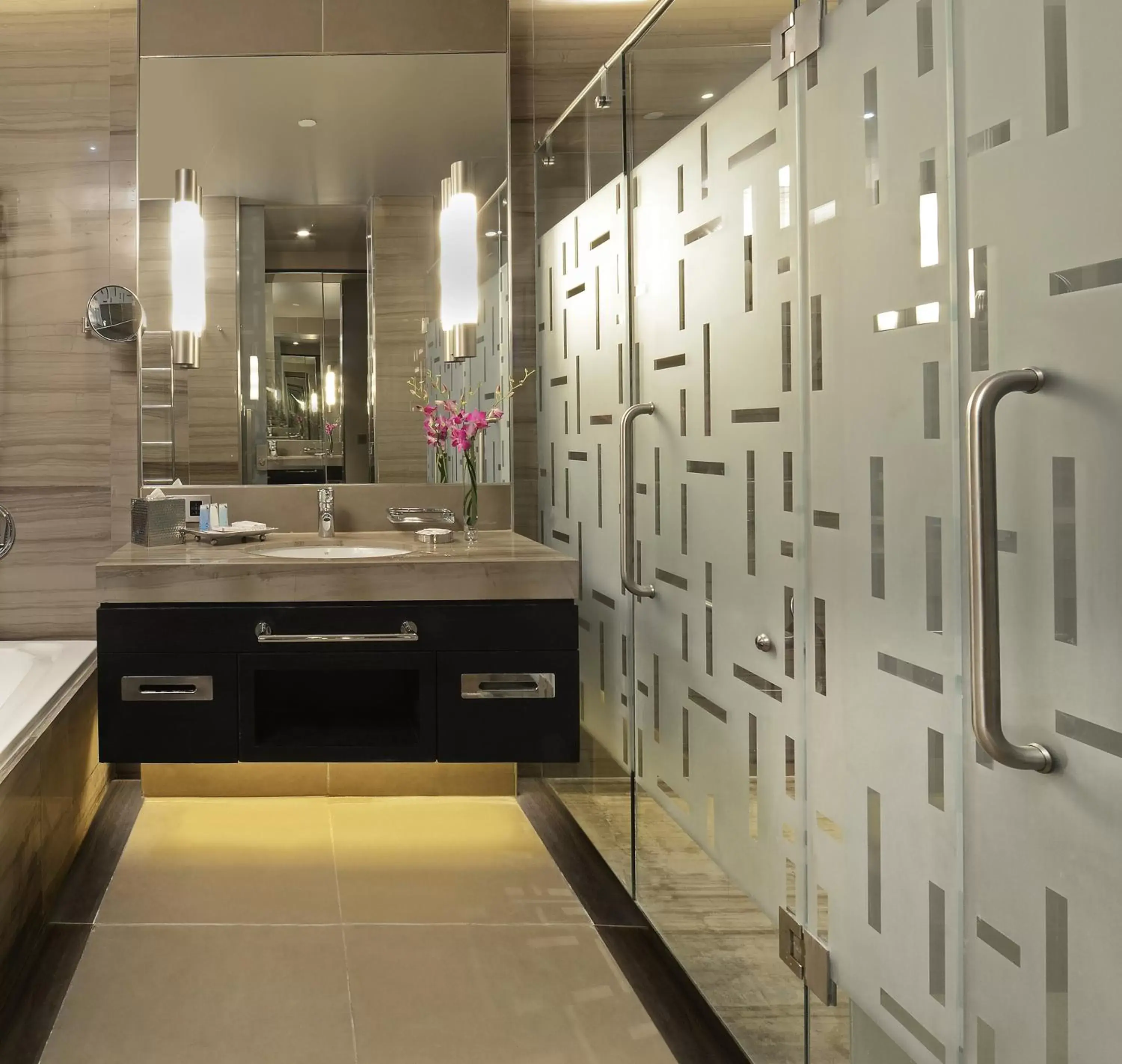 Toilet, Bathroom in The Boulevard Arjaan by Rotana