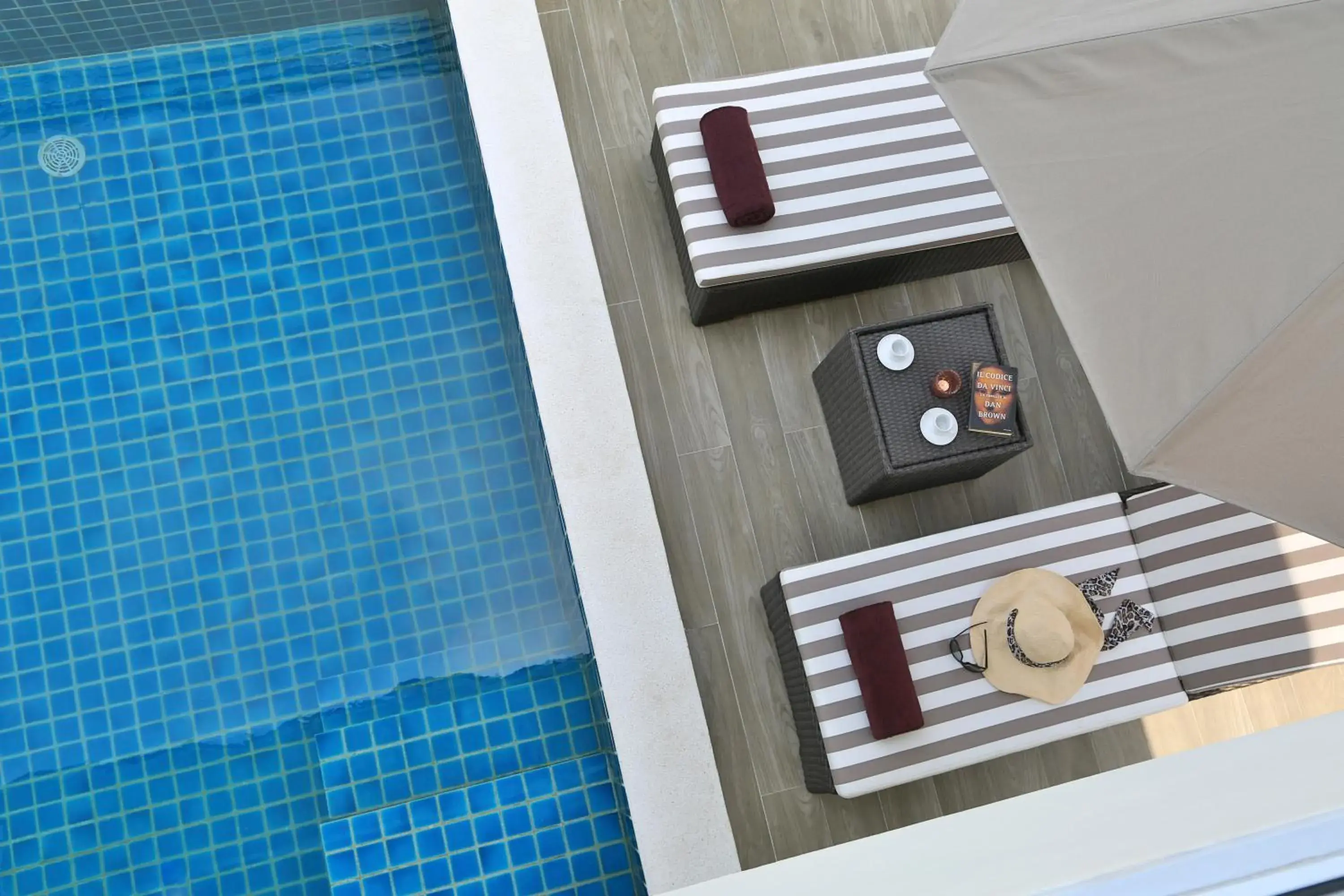 Swimming pool, Floor Plan in Samui Blue Orchid - Adult Only