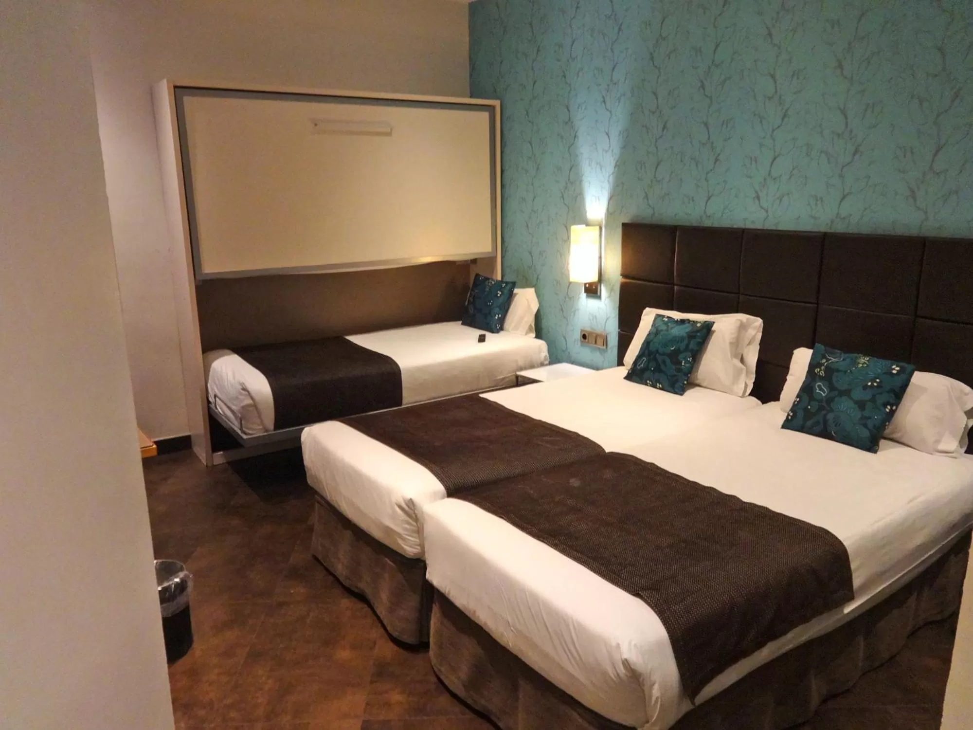 Bed in Hotel Lloret Ramblas