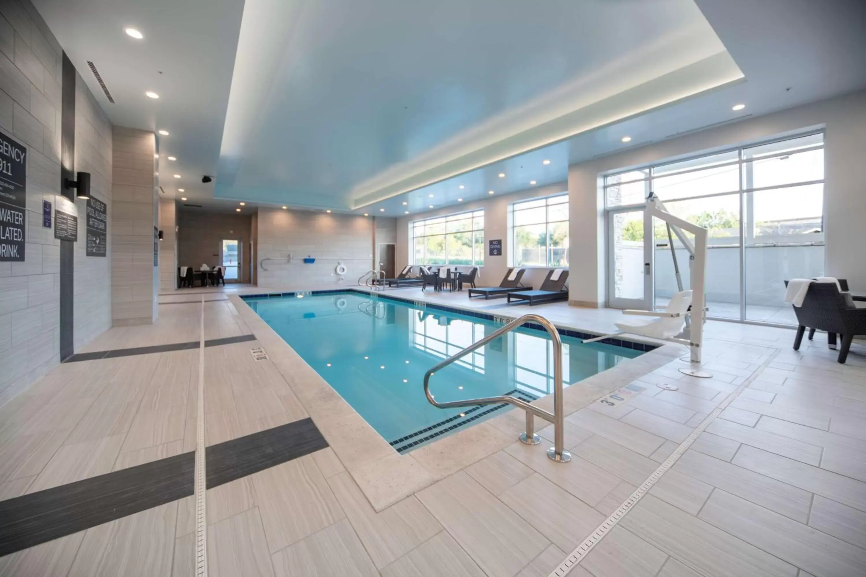 Pool view in Hilton Garden Inn Fremont Milpitas Pool view in Hilton Garden Inn Fremont Milpitas