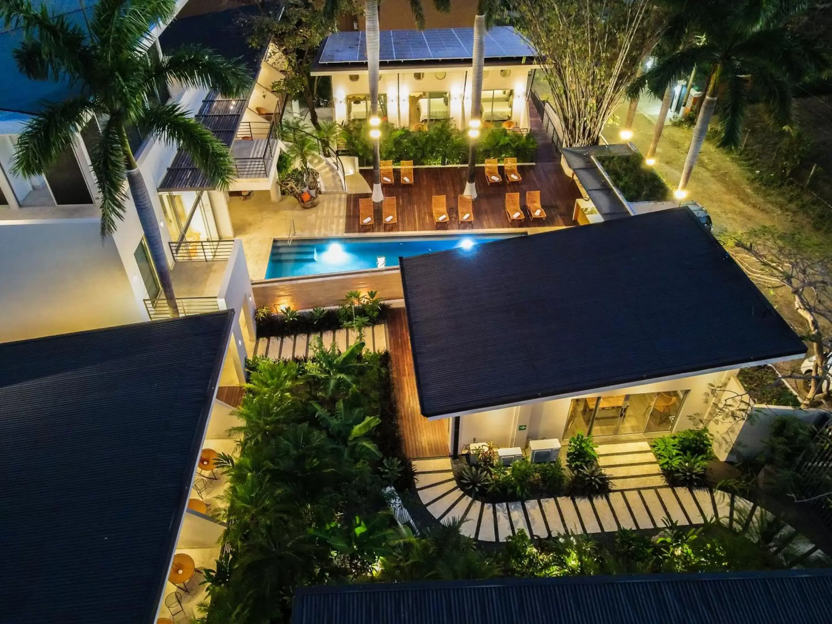 Bird's eye view, Pool View in Mother Earth Luxury Boutique Hotel, Restaurant & Spa