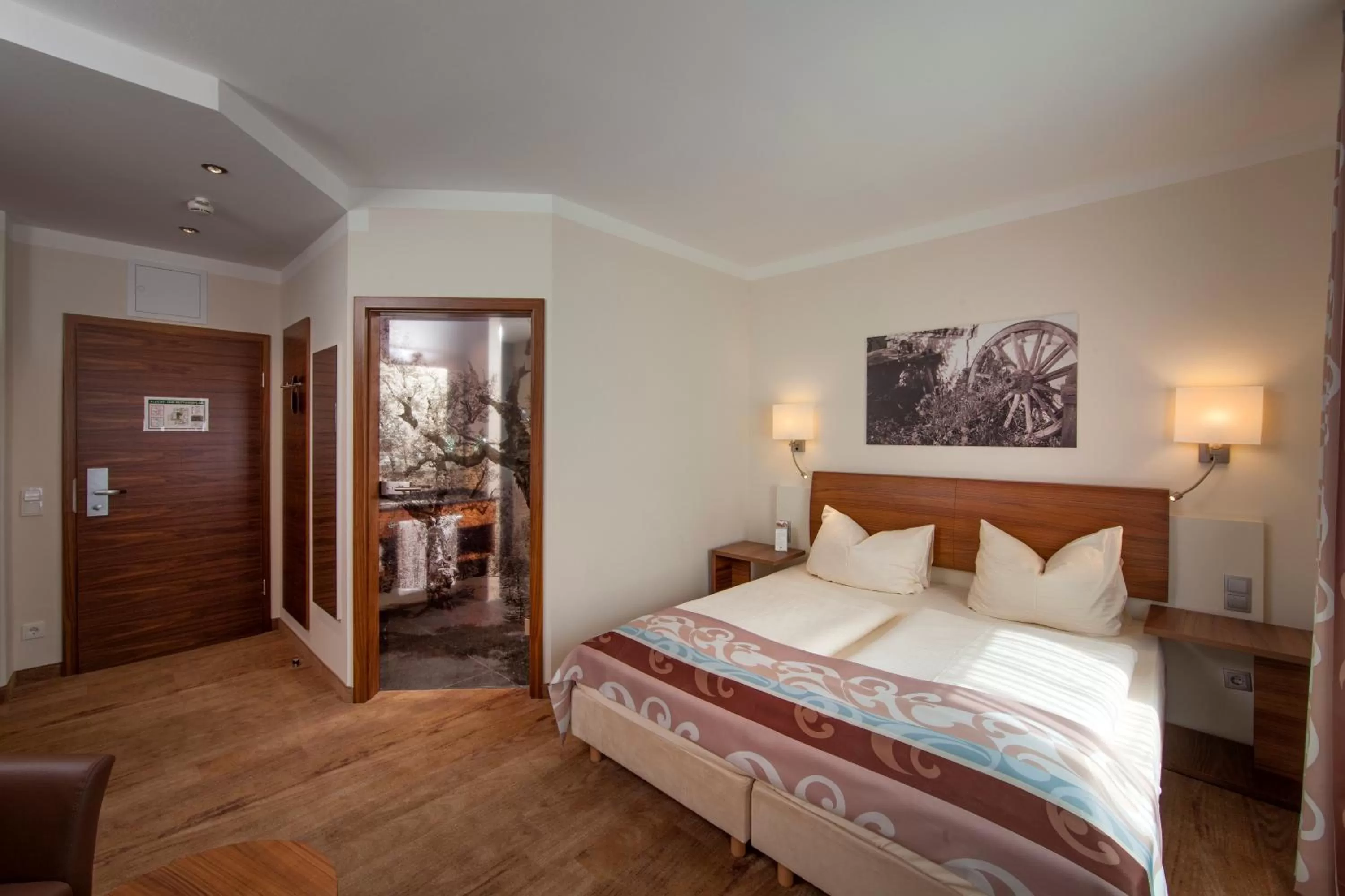 Bedroom, Bed in Hotel Greinwald