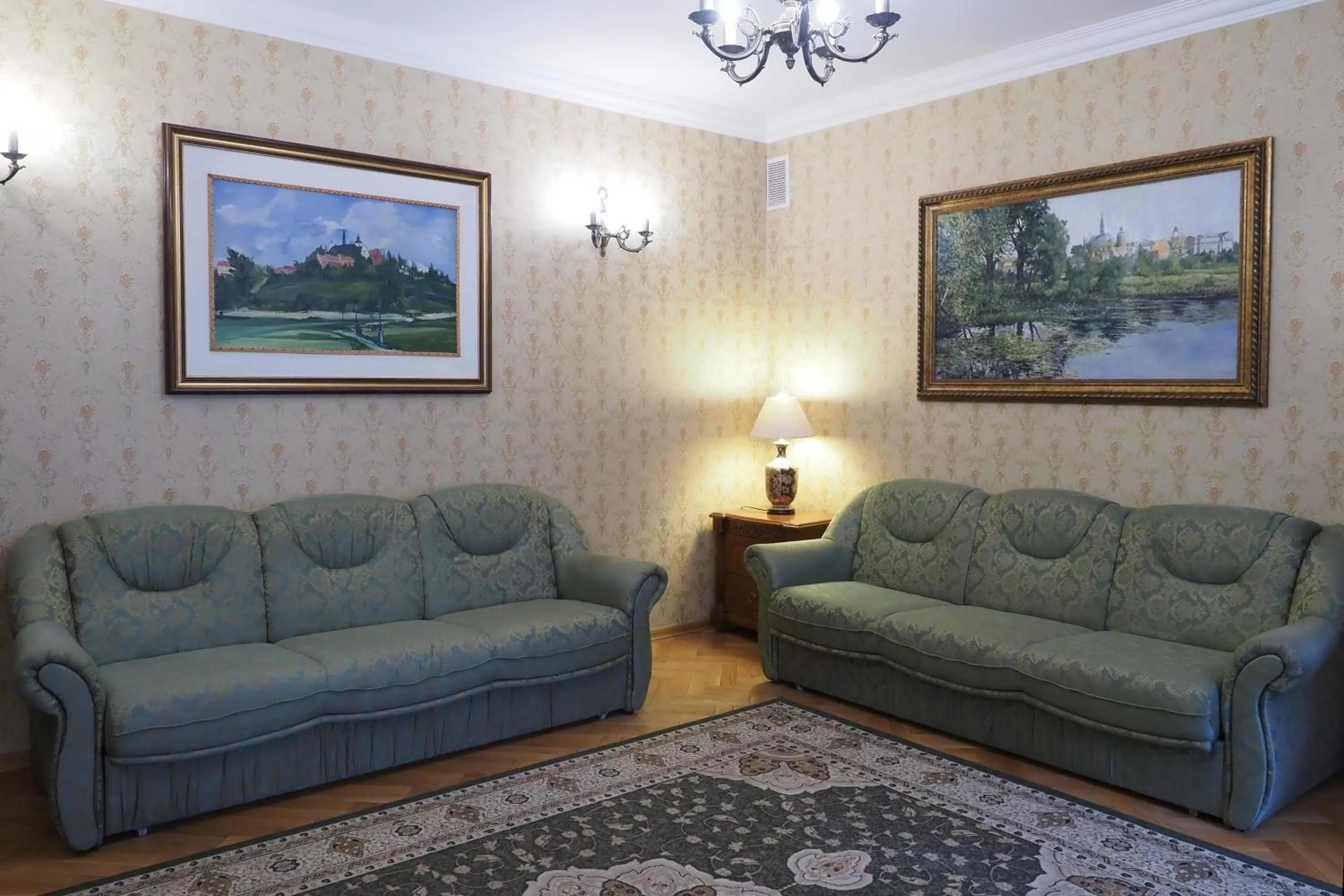 Living room in Hotel Sarmata Zespół Dworski