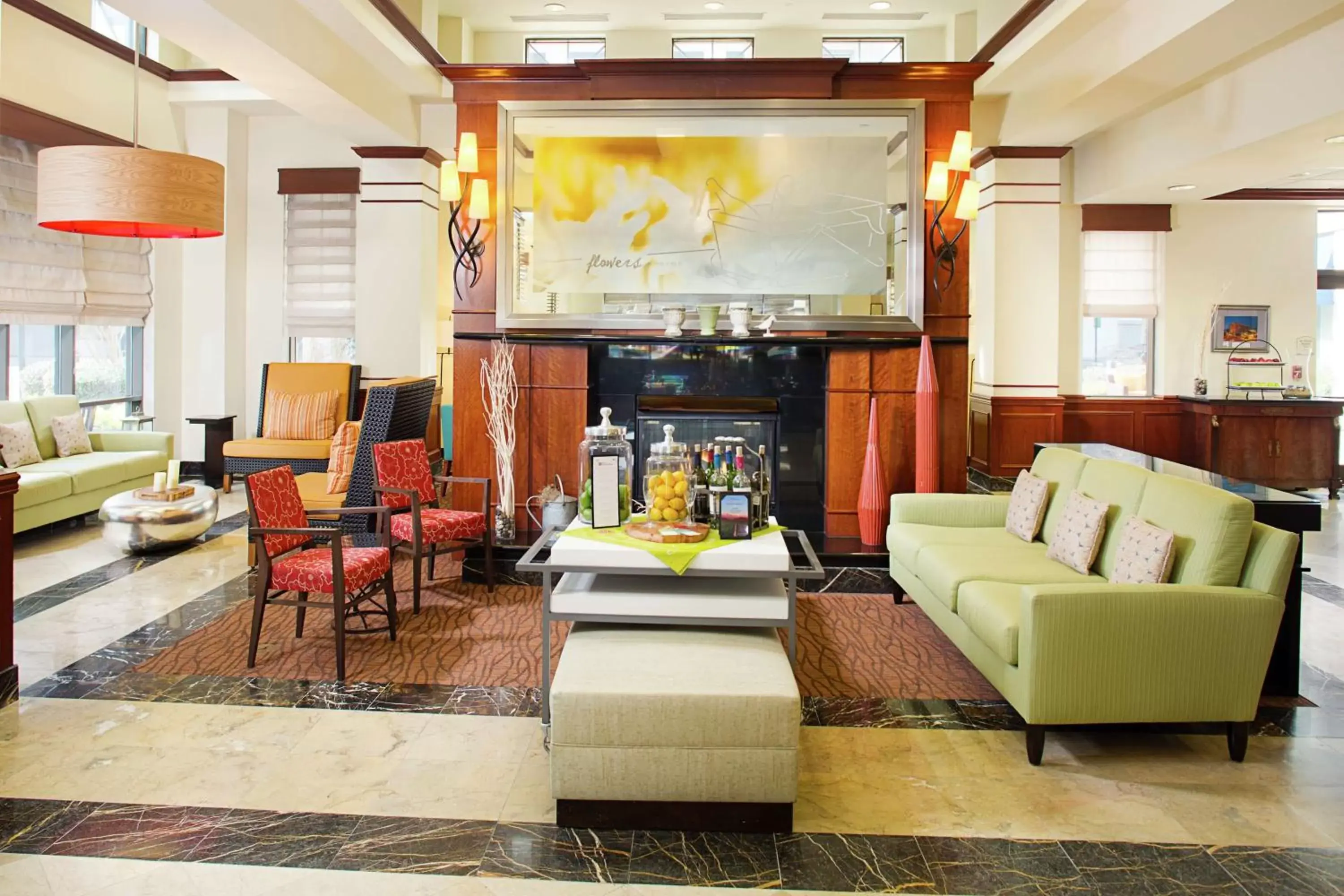 Lobby or reception in Hilton Garden Inn Virginia Beach Town Center