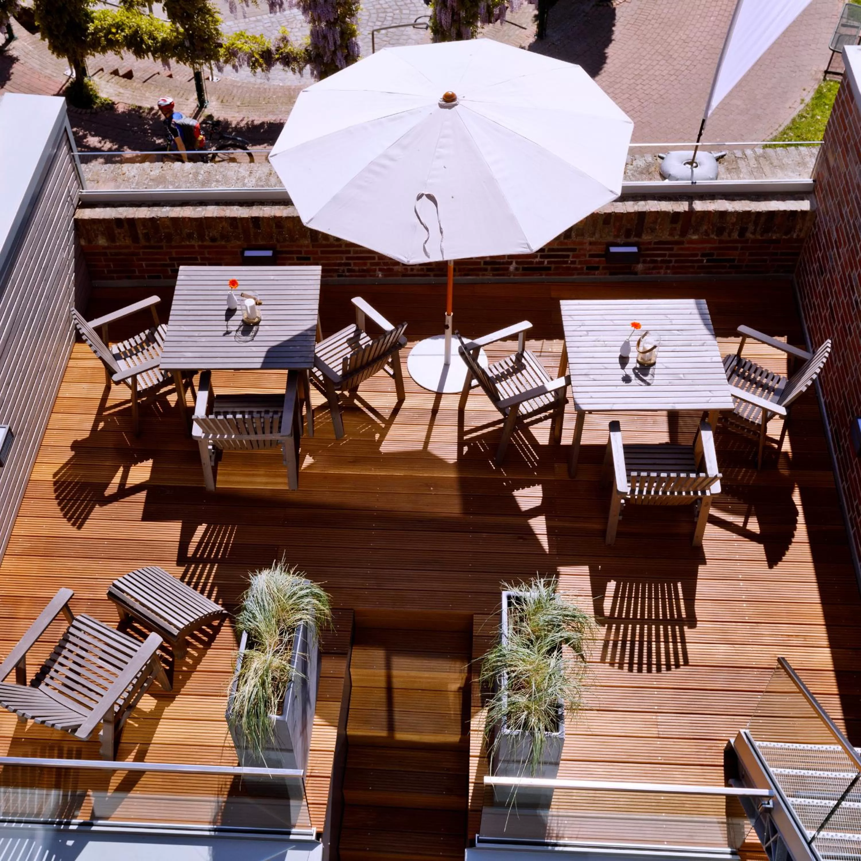 Balcony/Terrace in Logierhaus RheintorEins