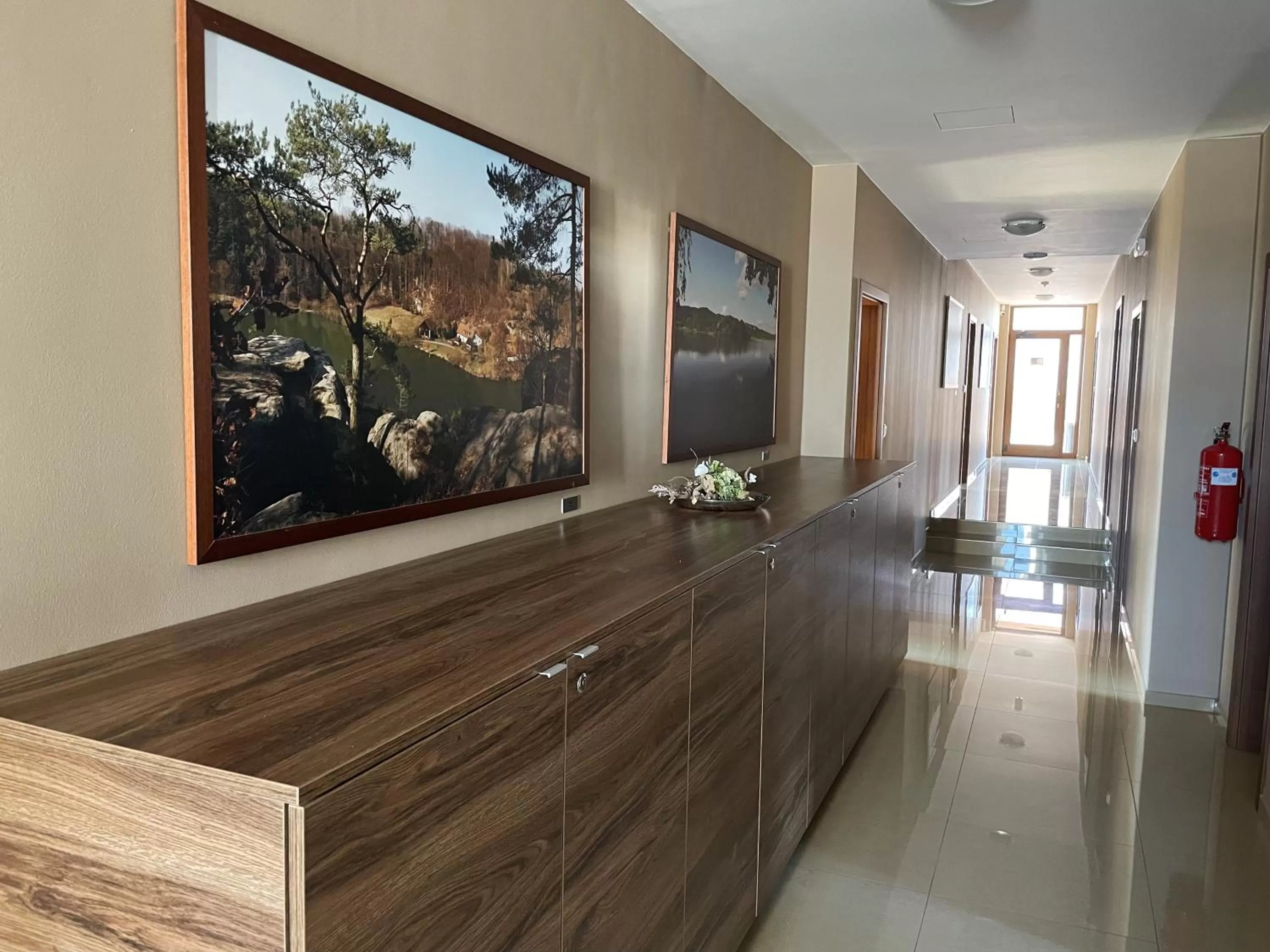 Lobby or reception in Hotel U Kvapilů