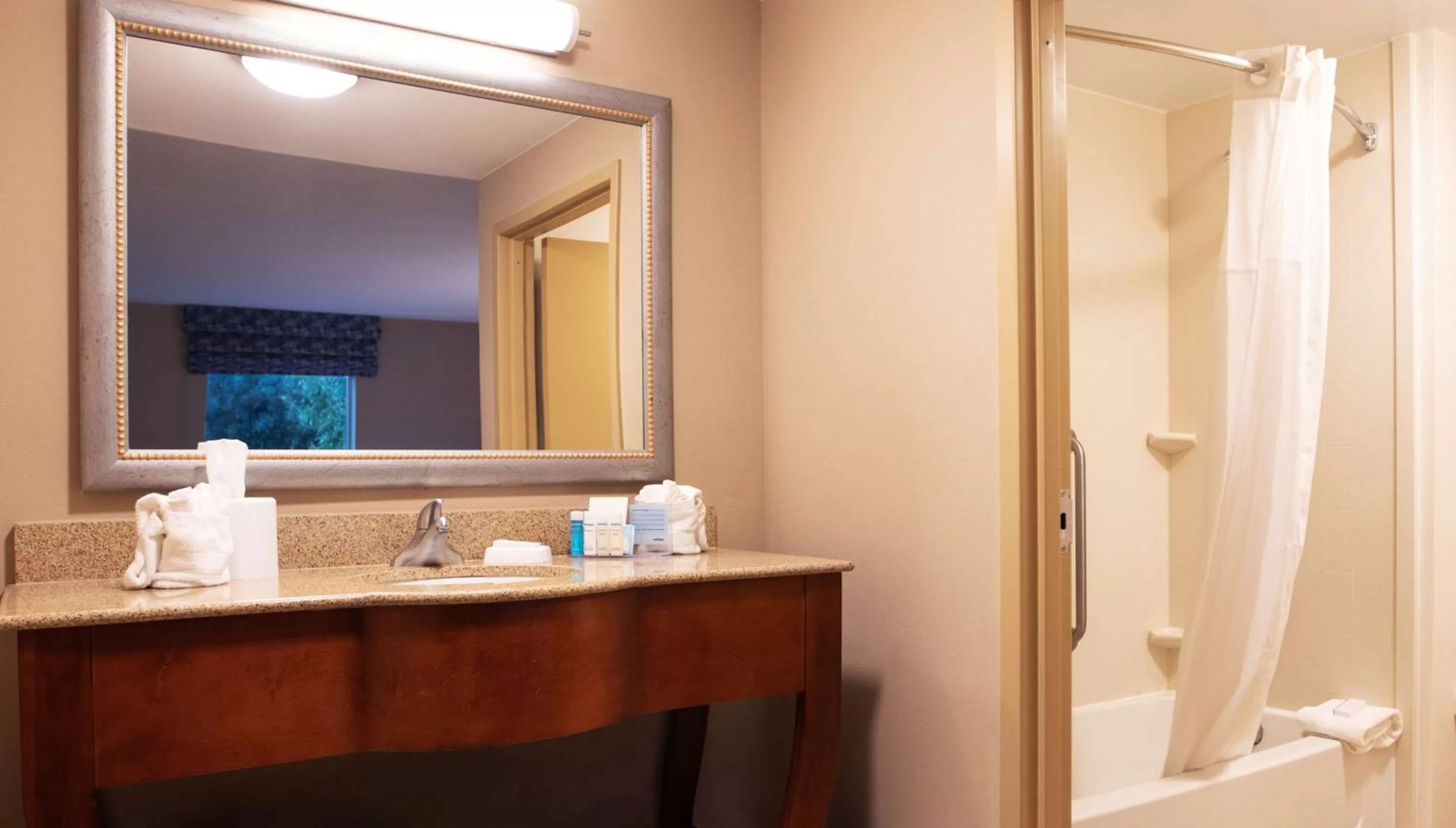 Bathroom in Hampton Inn Gloucester