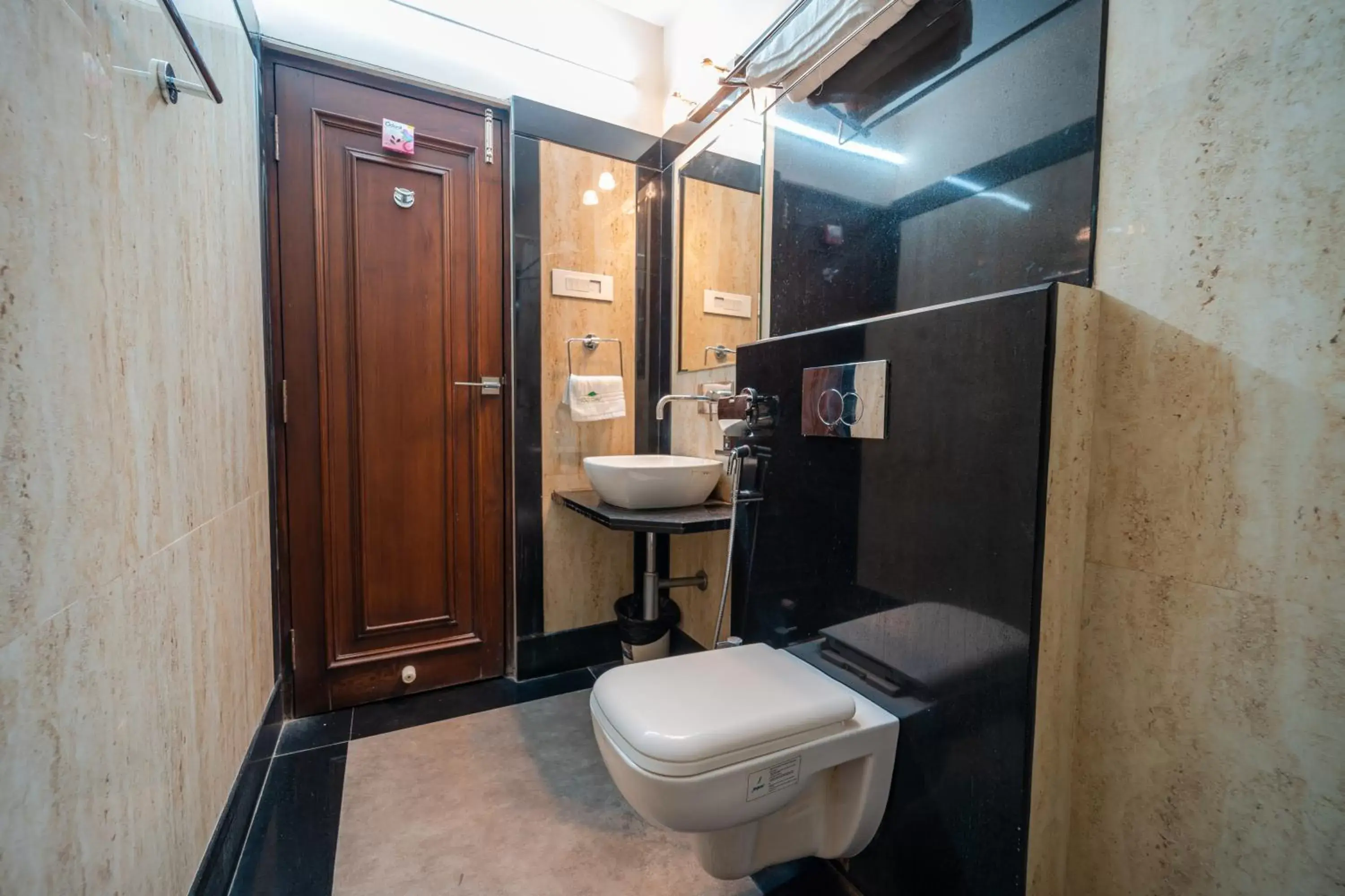 Bathroom in Playsales Eco Stay Vijay Nagar Indore Bathroom in Playsales Eco Stay Vijay Nagar Indore