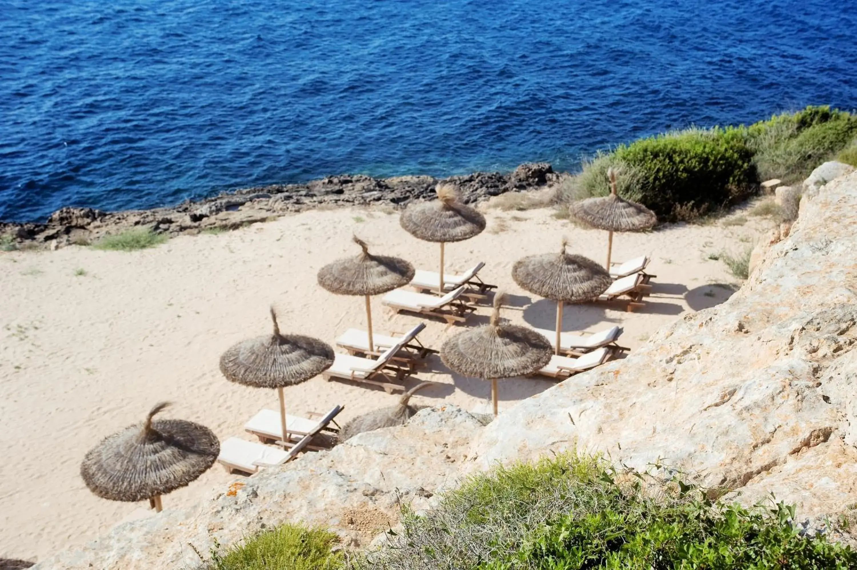 Day, Beach in Cap Rocat, a Small Luxury Hotel of the World