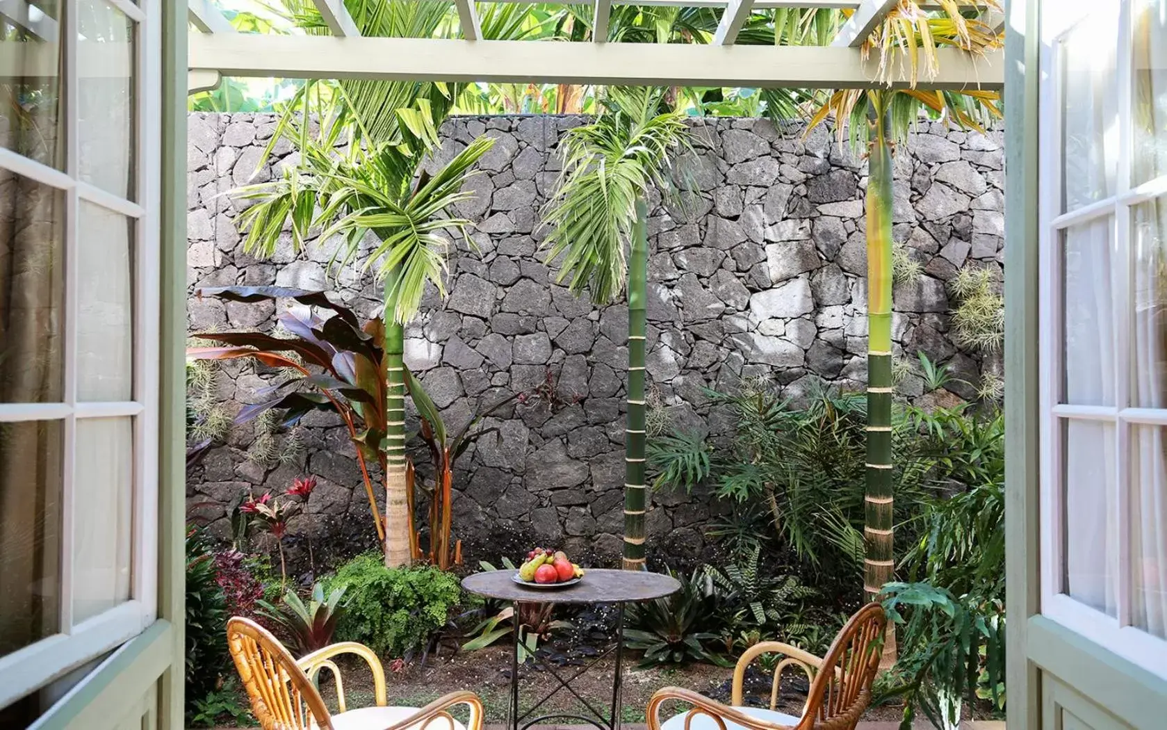 Inner courtyard view in Hotel Hacienda de Abajo-Adults Only-Lujo Inner courtyard view in Hotel Hacienda de Abajo-Adults Only-Lujo