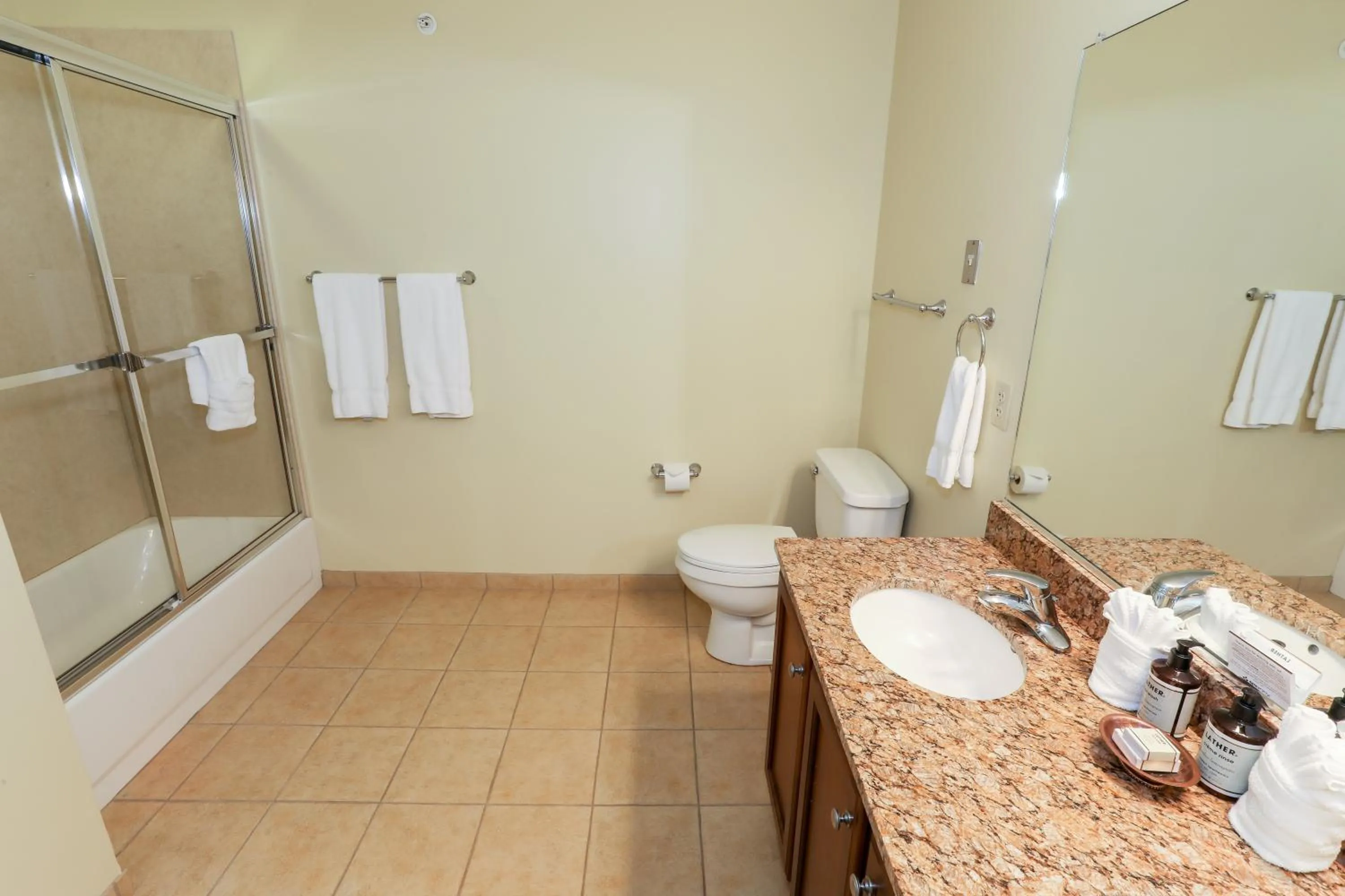 Bathroom in Kaatskill Mountain Club and Condos by Hunter Mountain