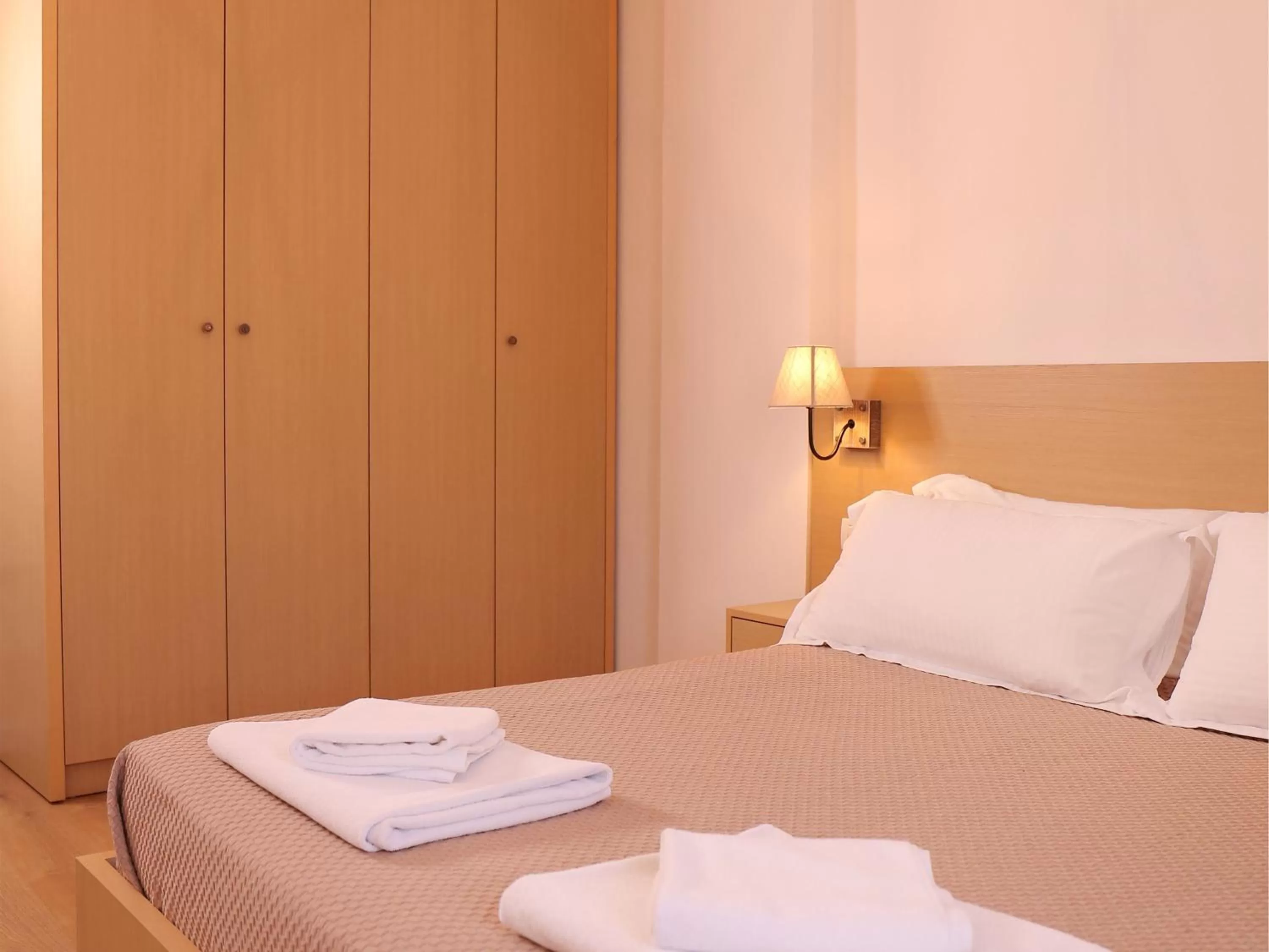 Bed in Oda Hotel Tirana