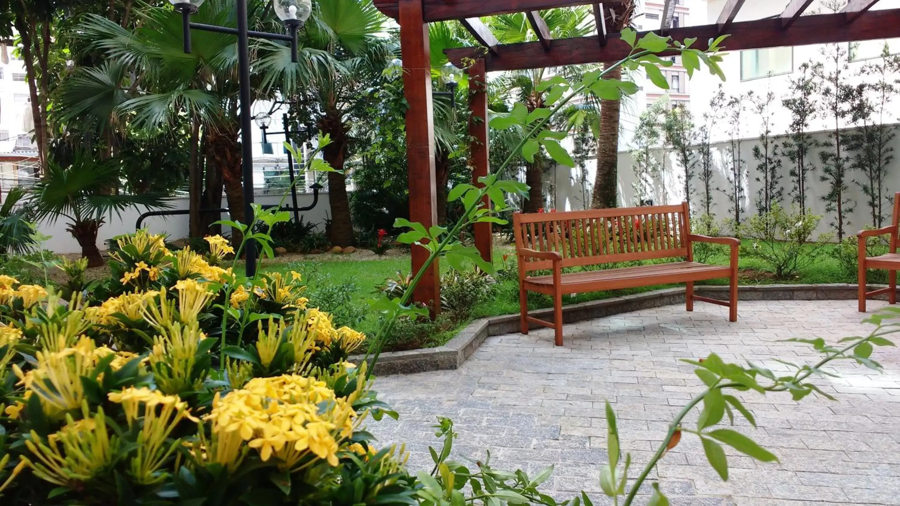 Garden view in Mercure Sao Paulo Alamedas