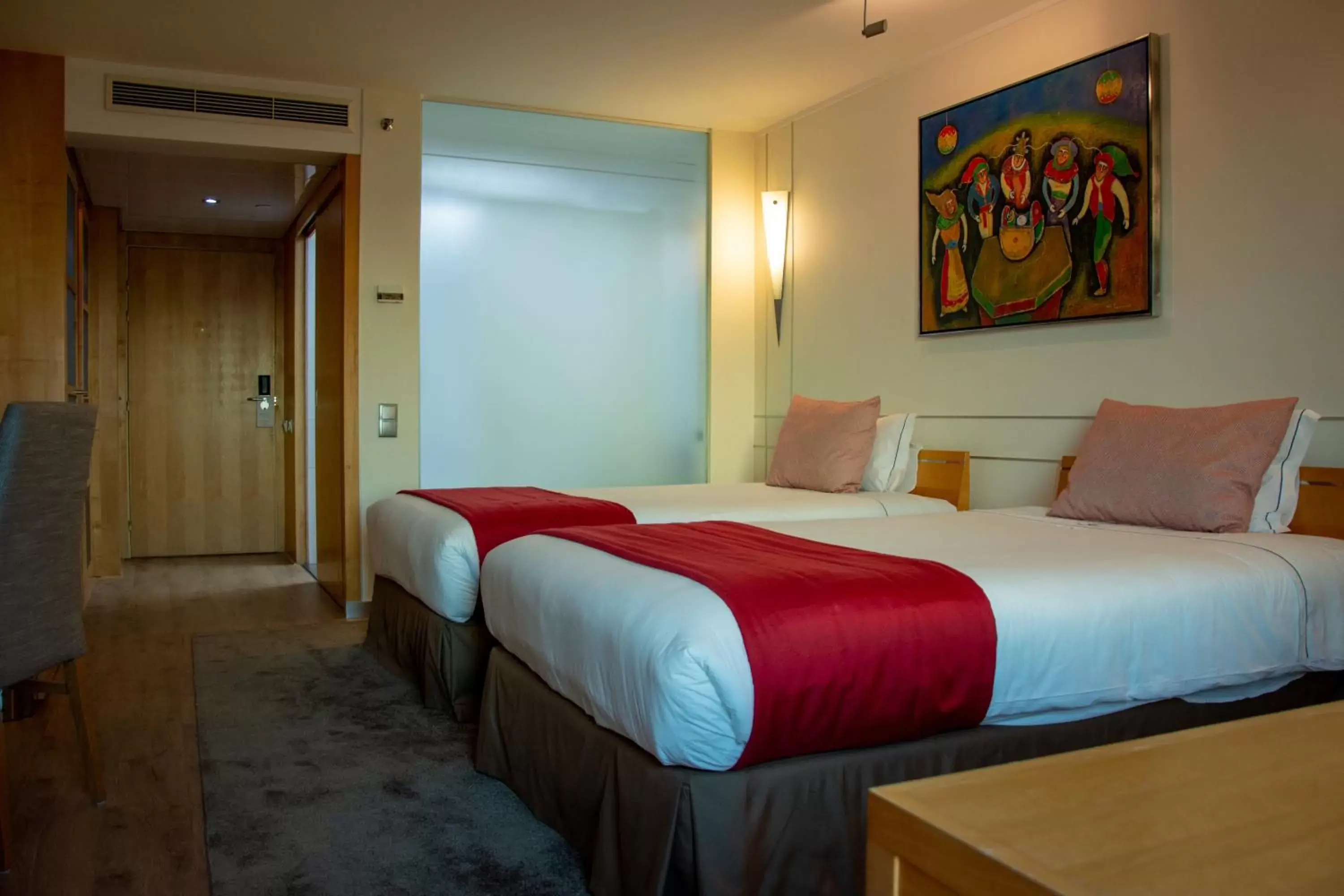 Bed in VIP Executive Entrecampos Hotel