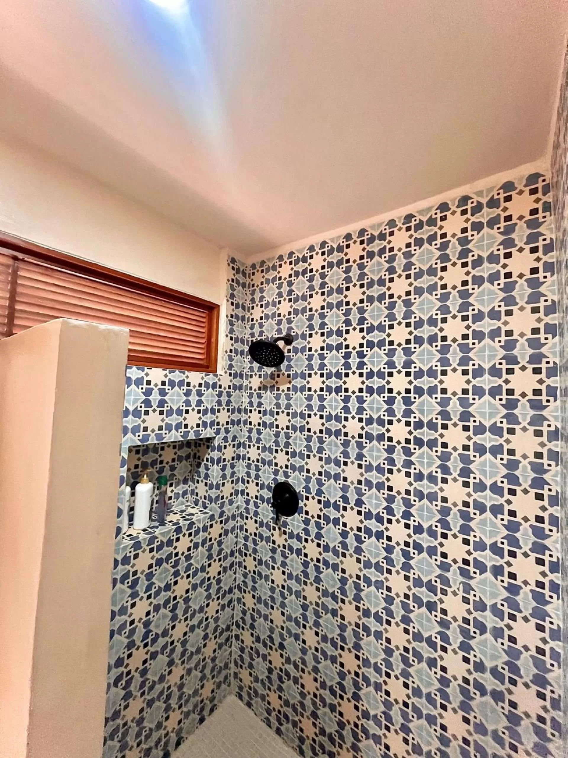 Shower in Hotel & Hostal Boutique Casa Garza