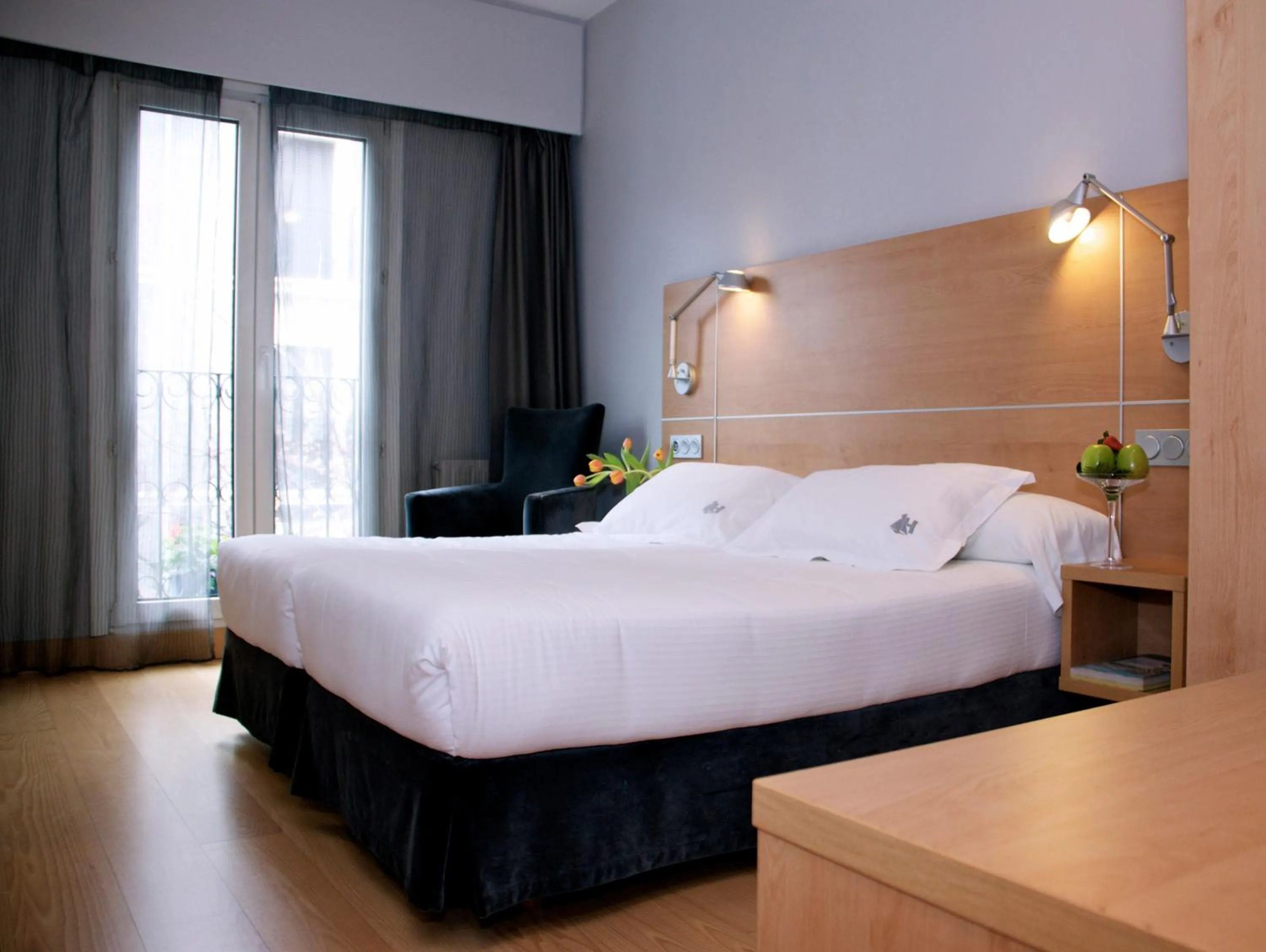 Bed in Hotel Jauregui