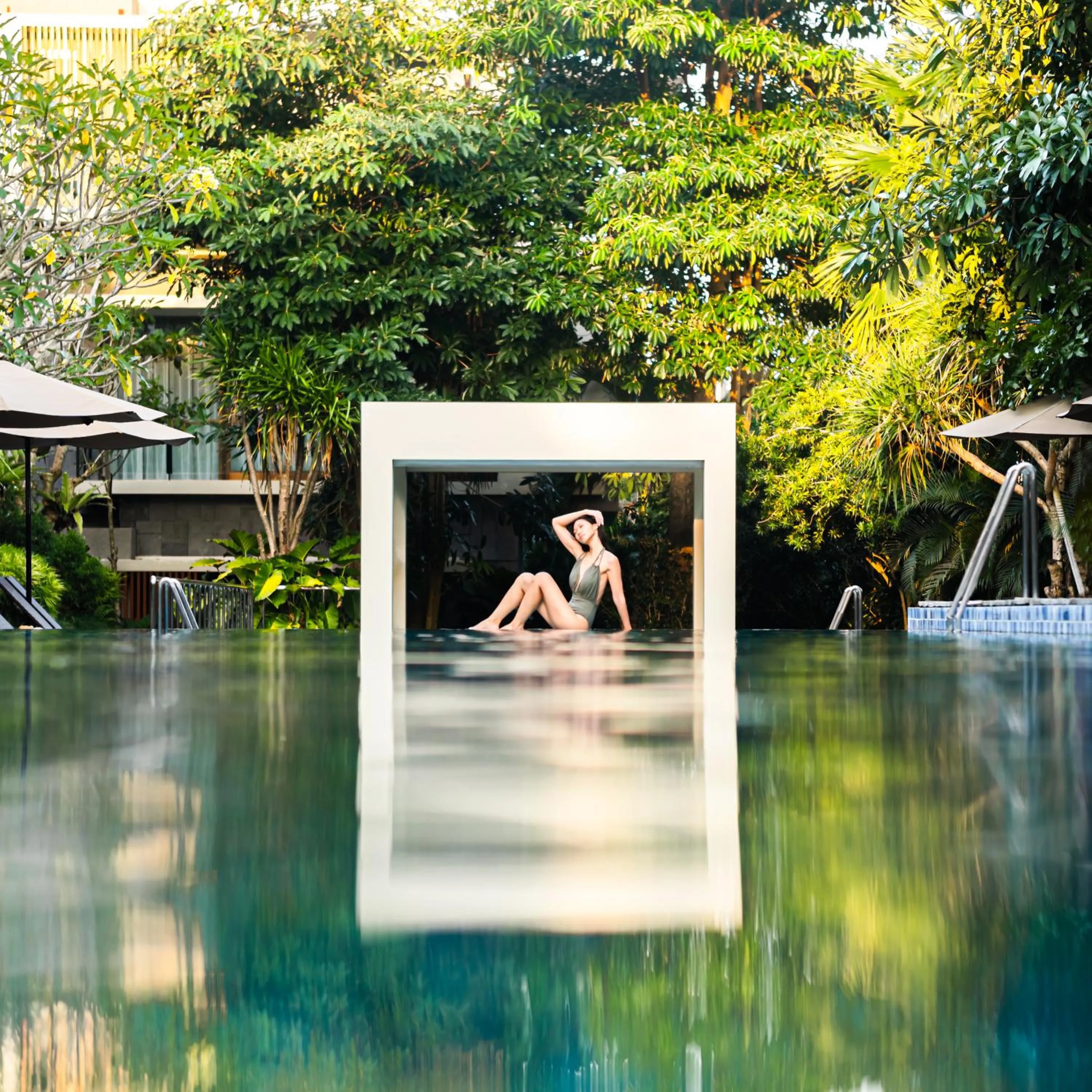 Swimming pool in Royal Kamuela Villas & Suites at Monkey Forest Ubud - Adult Only