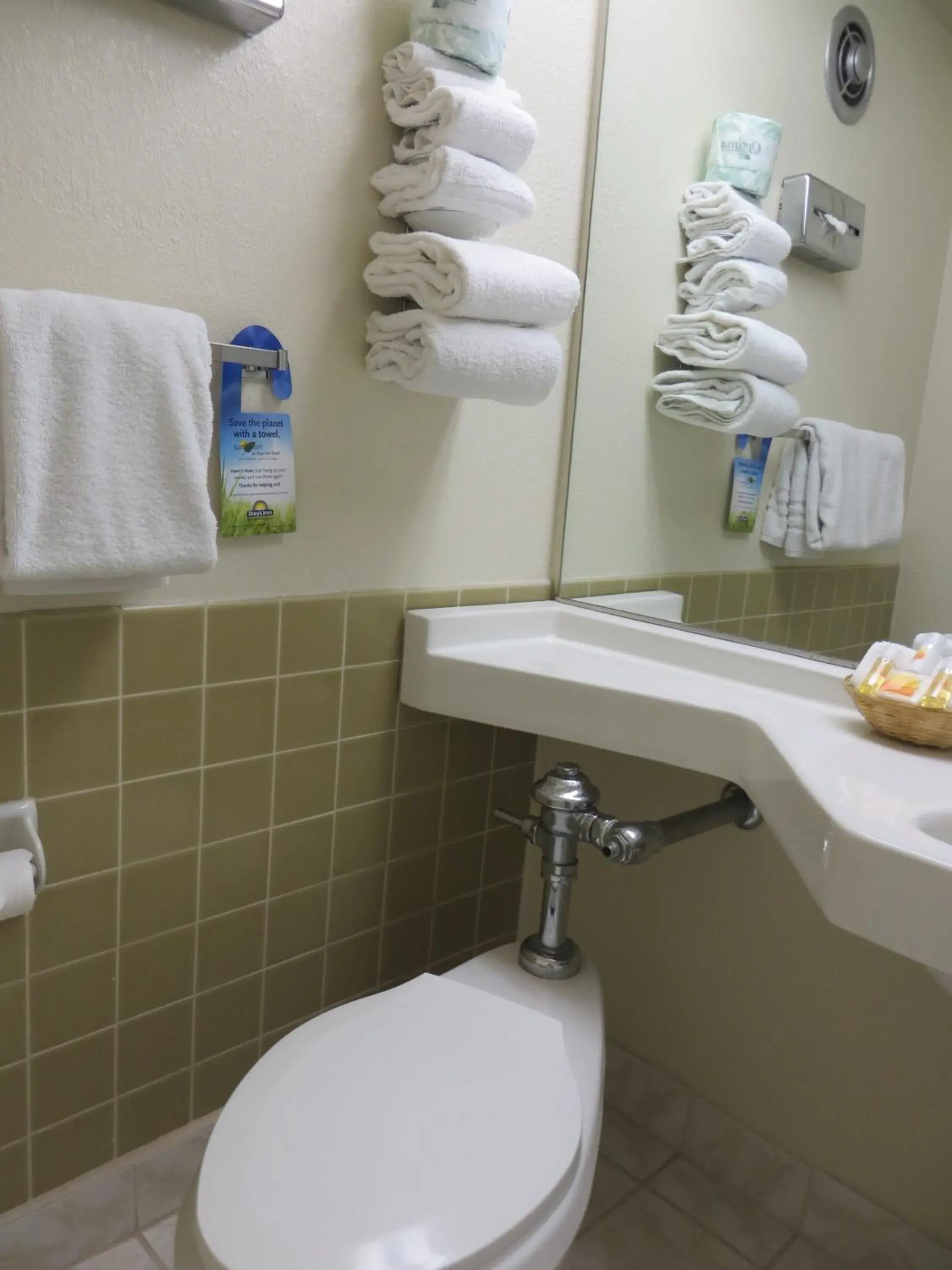 Toilet, Bathroom in Days Inn by Wyndham Palm Springs