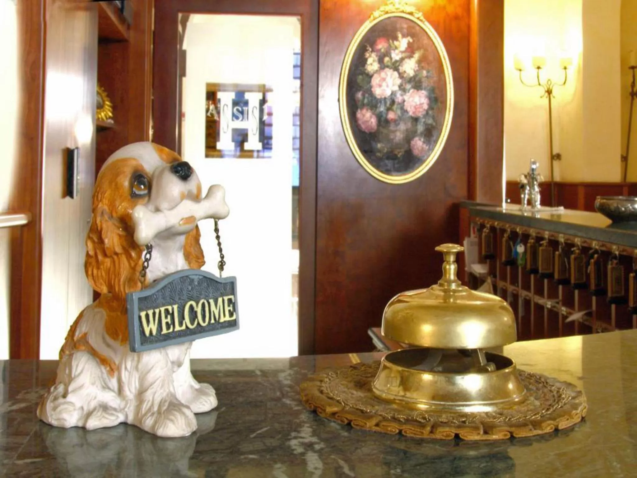Lobby or reception in Hotel Assisi