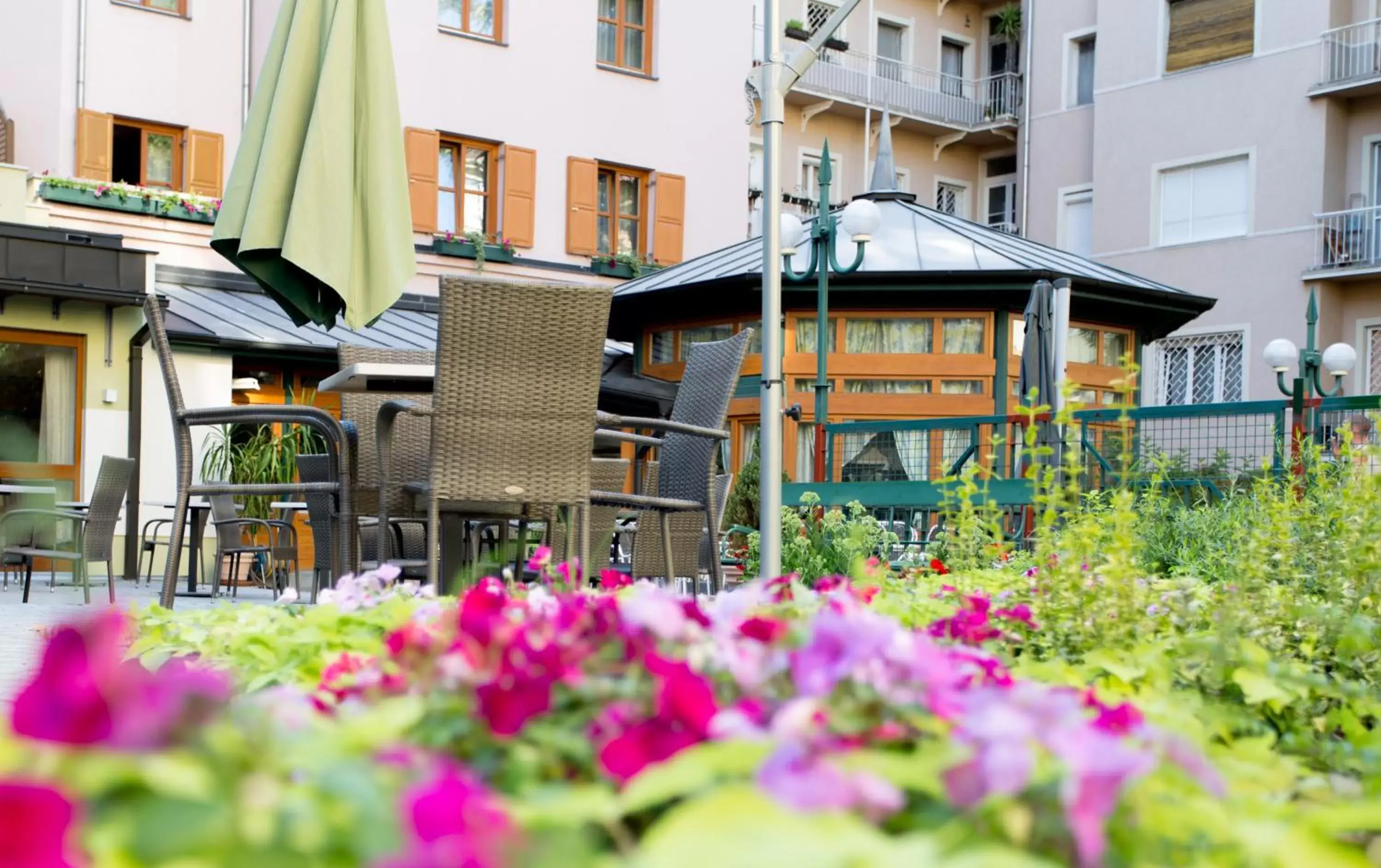 Garden, Property Building in Corvin Hotel Budapest Sissi Wing