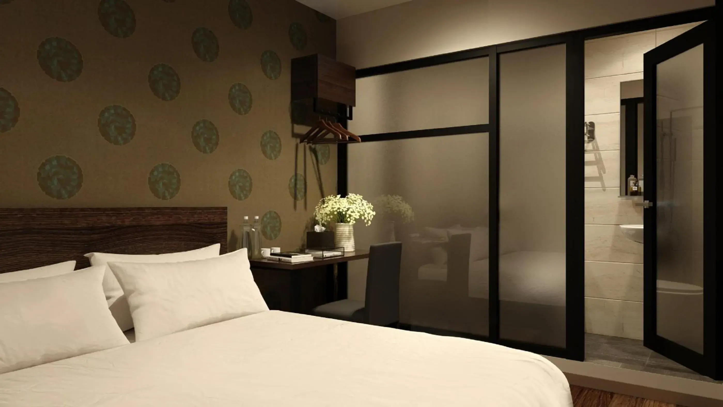 Bedroom in The Square Hotel