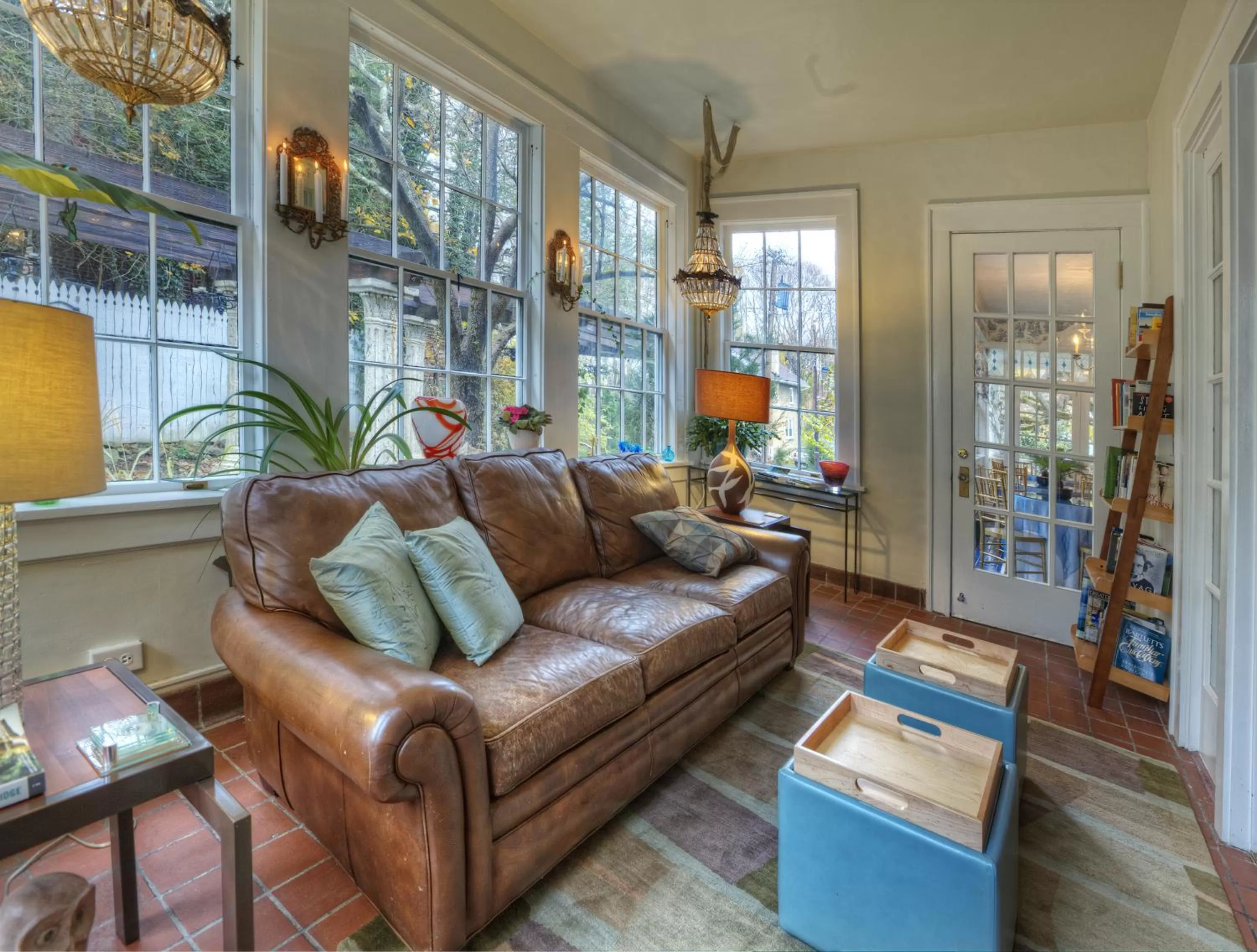 Library, Seating Area in Bluefield Inn, a Select Registry Propery