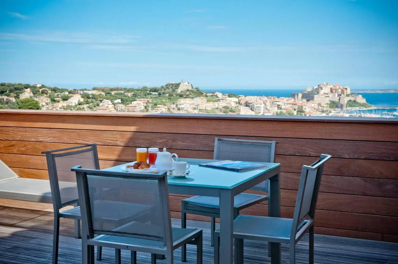 Balcony/Terrace in La Villa Calvi